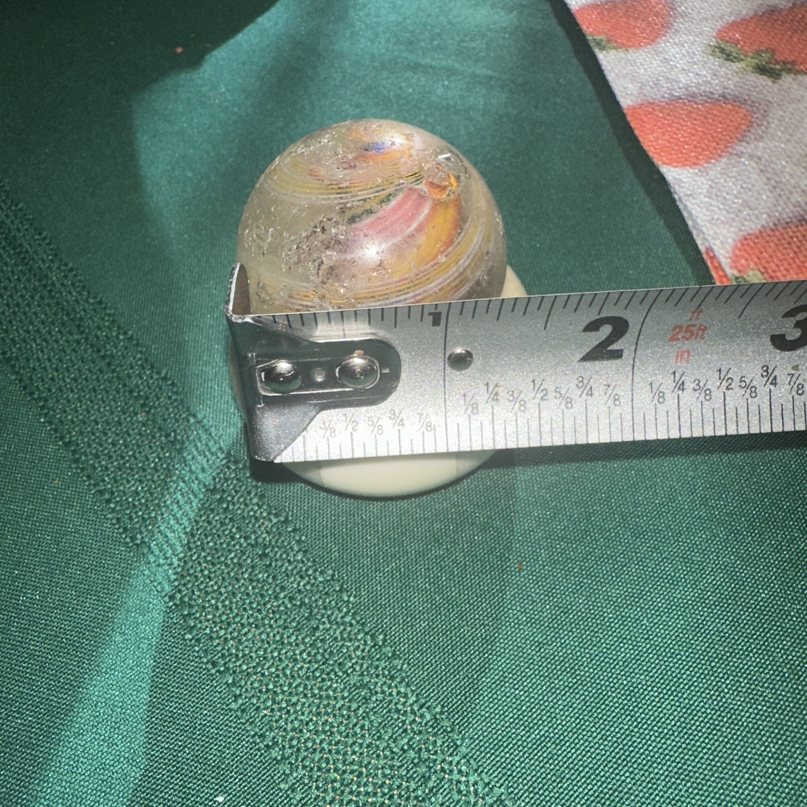 Antique German Handmade Swirl Large Marble