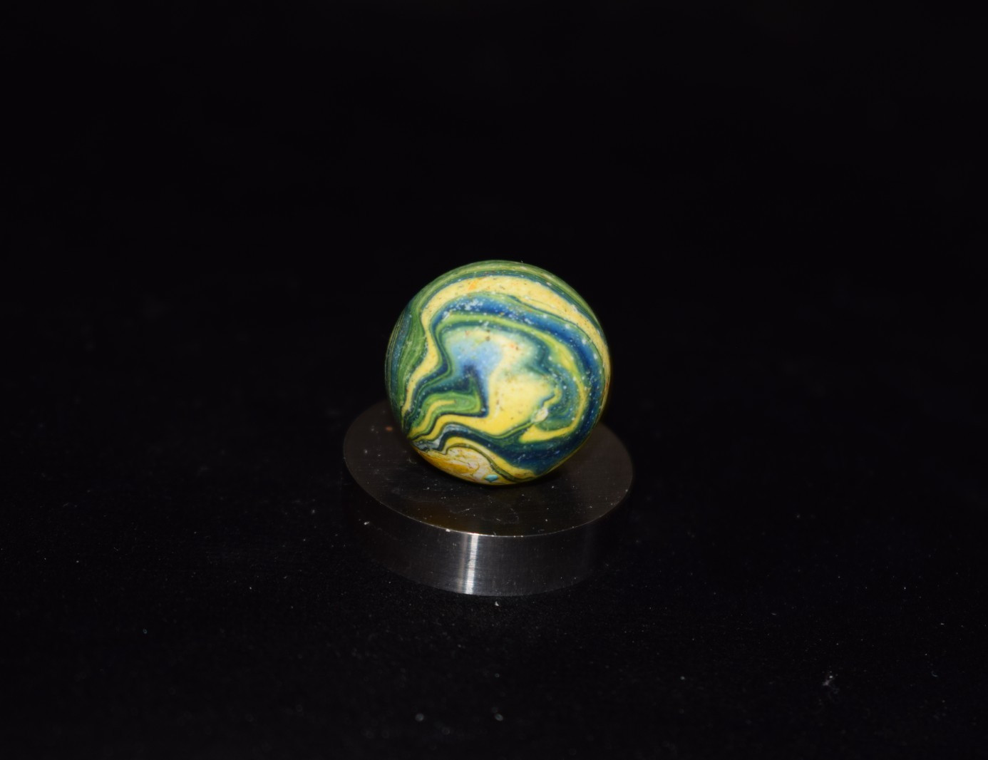 👩🏻➖⏩Handmade Italina Clay Swirl Marble Heavy💪⚫➖⚫ 💪 Shooter🎯Size .750″