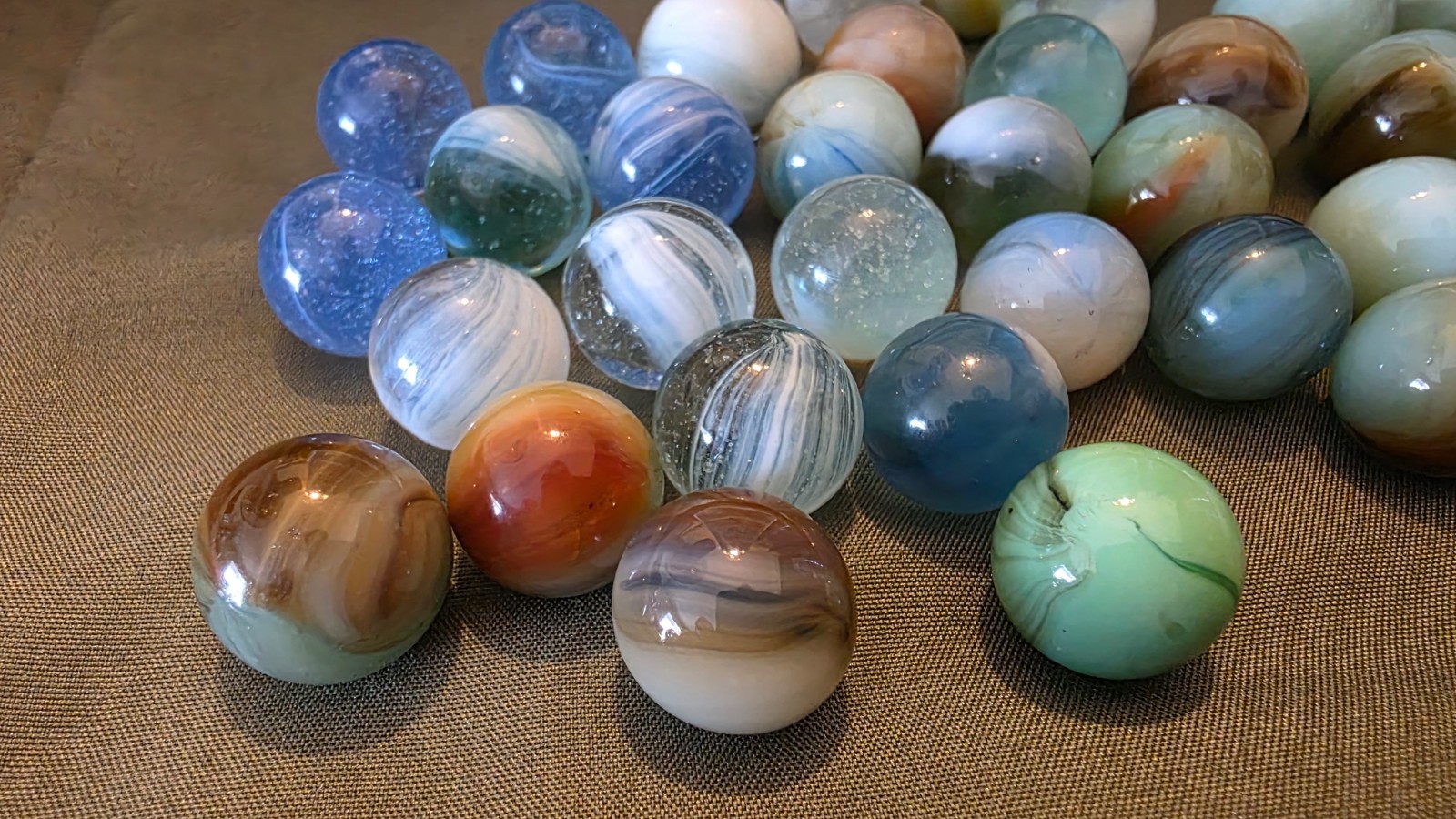 Vintage Marble Lot Master possibly others Beautiful Marbles M/NM Lot 5 Free Ship