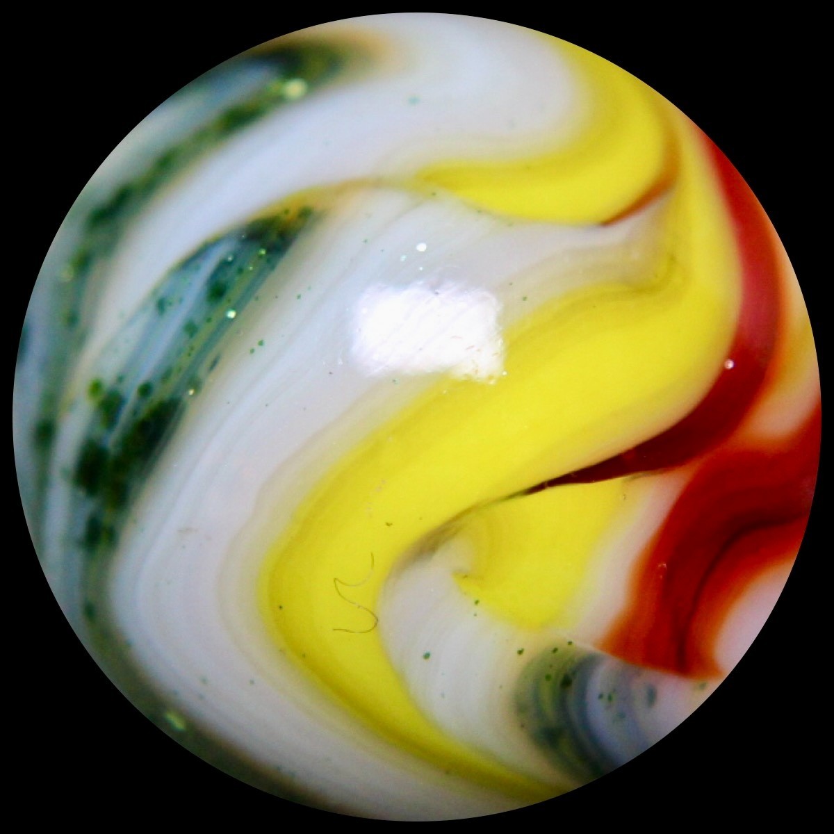 JABO Indian Summer Collector Series: Rare & Mint Golden-Green Aventurine 0.761″