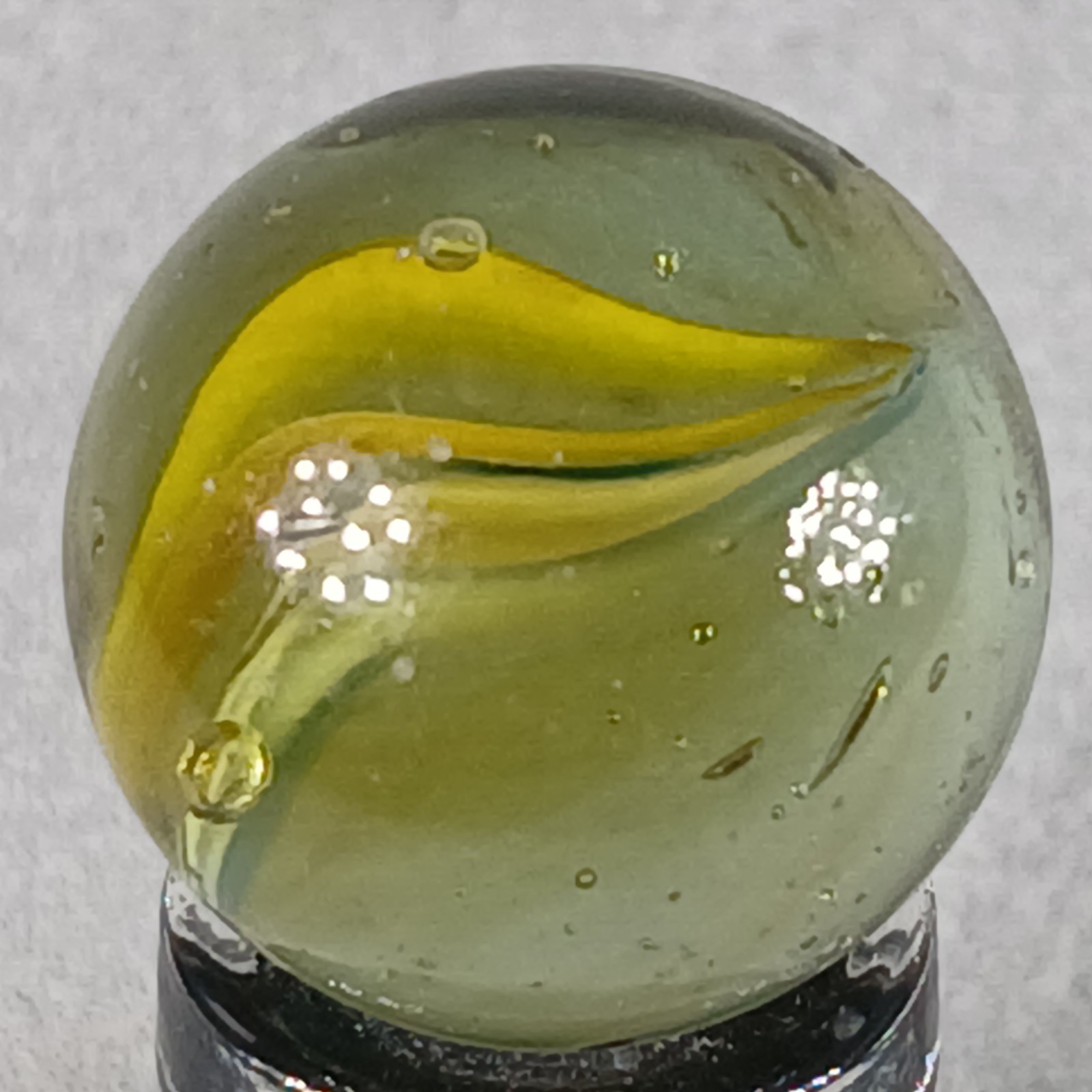 Vintage Imported Cat’s Eye Marble .60 Inches Near-Mint Condition
