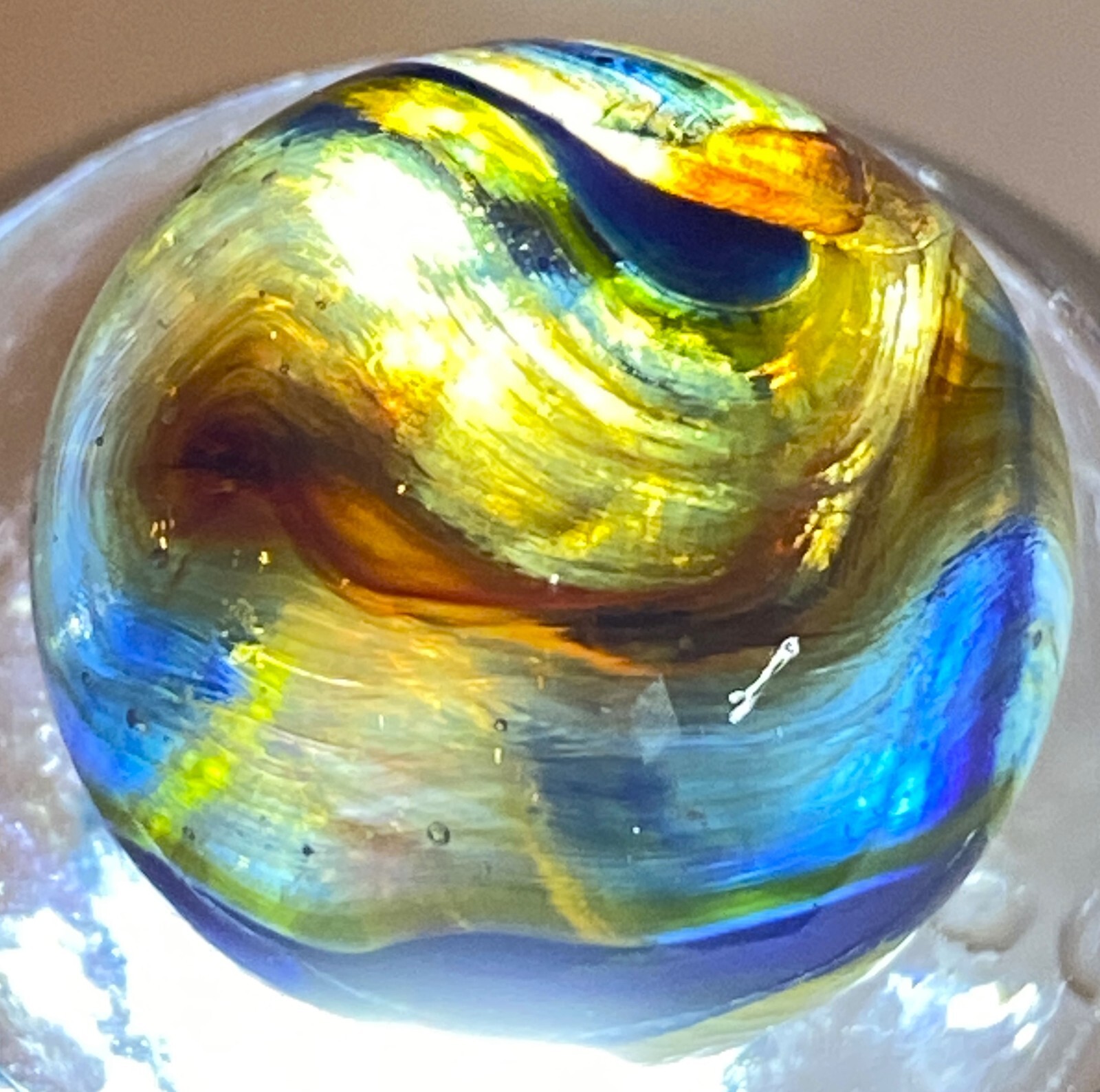 DAS/CHAMPION/WV/JABO ALL I CAN SAY IS WOW TRANSPARENT SWIRLED SHOOTER .71″ M588