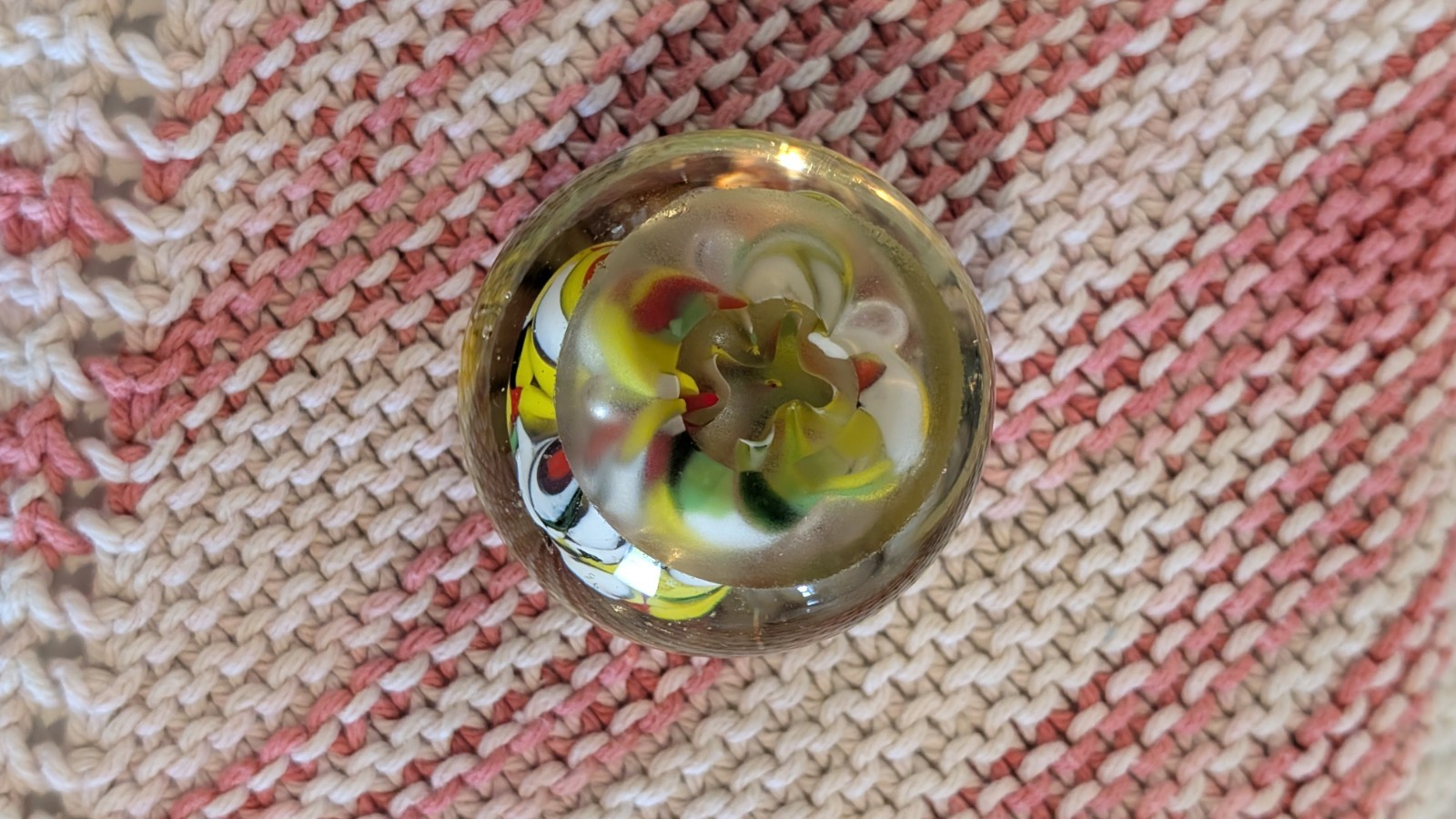 PSYCHEDELIC MAD & INTENSE, DICHROIC SWIRL, ZIMMERMAN, HAND-BLOWN. COLLECTIBLE!
