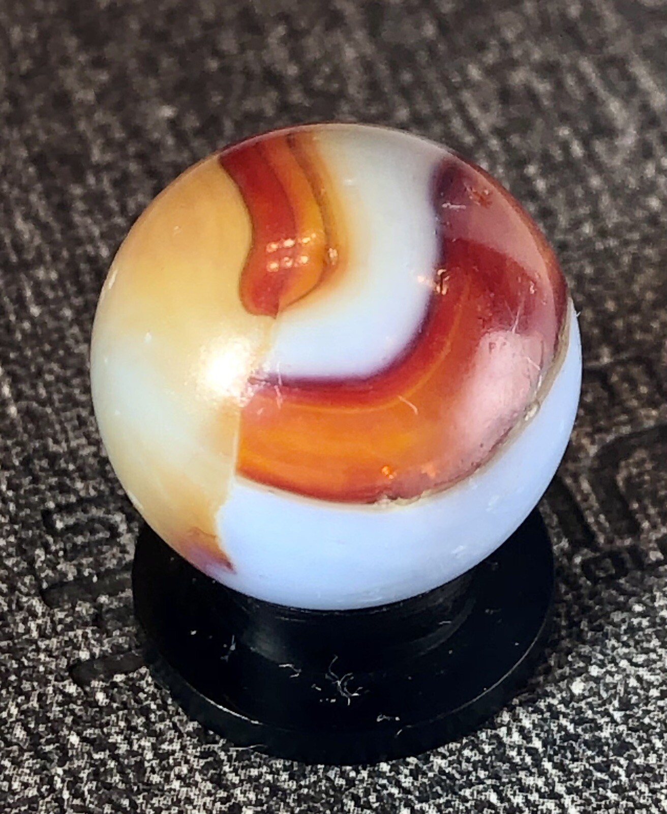 VTG Vitro Agate Superior Marble .66” Tiny Chips See Pics