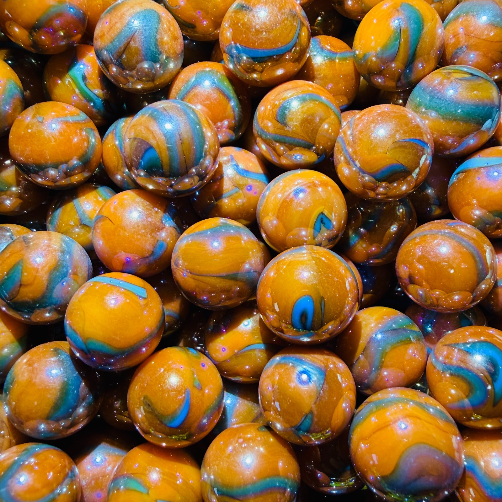 Marbles Lot Of 80 Multiple Colors Mint BEST Selection! MINT Fancy Vacor Mega NEW