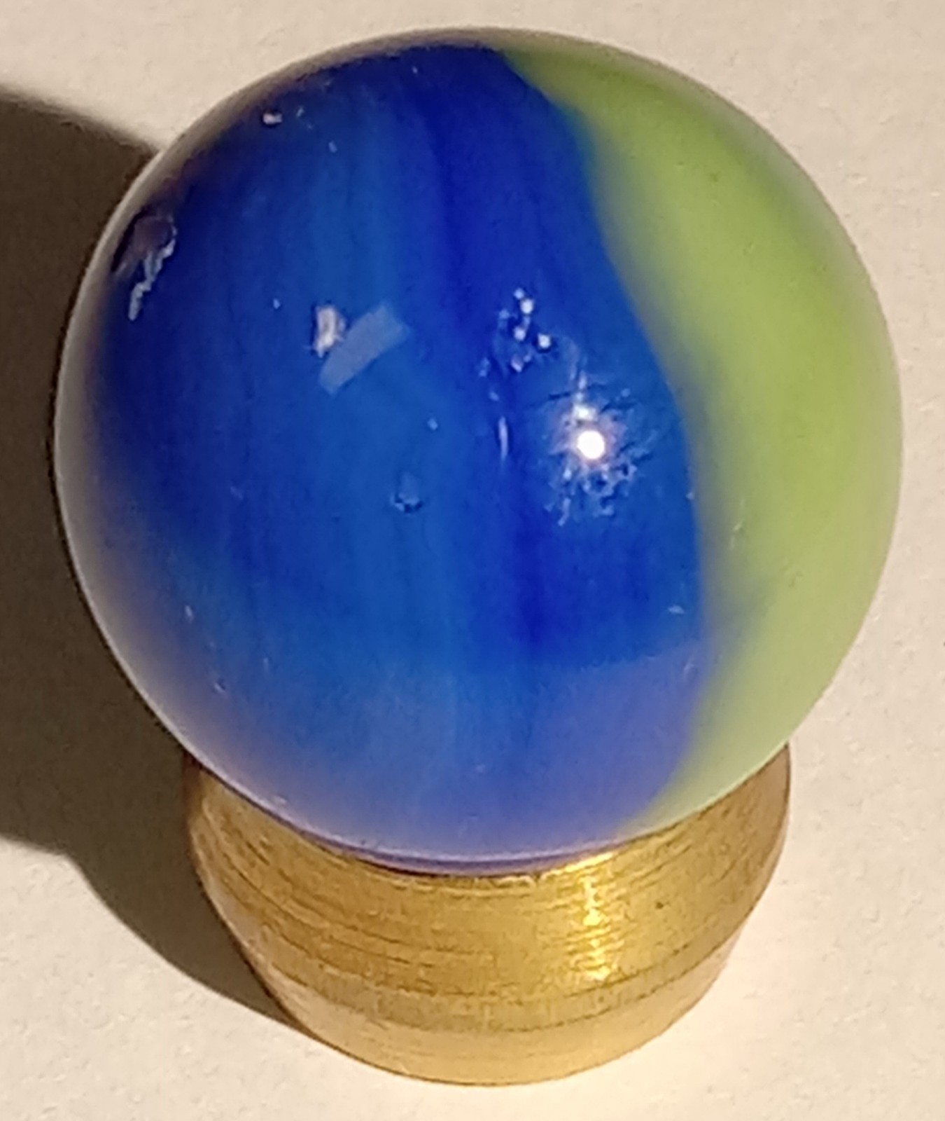 Vintage MARBLE KING Blended Dragonfly Cub Scout Rainbow 5/8″ St Marys Hybrid