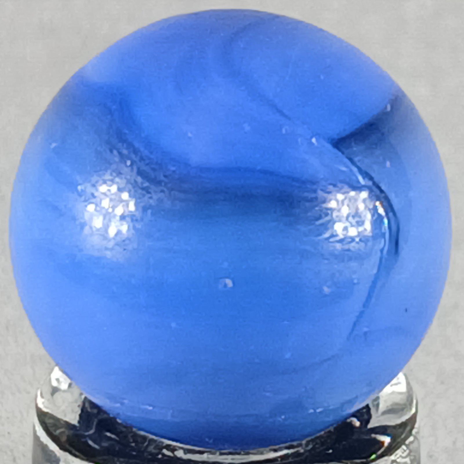 Small Vintage Vitro Conqueror Marble .55 Inches Near-Mint Condition