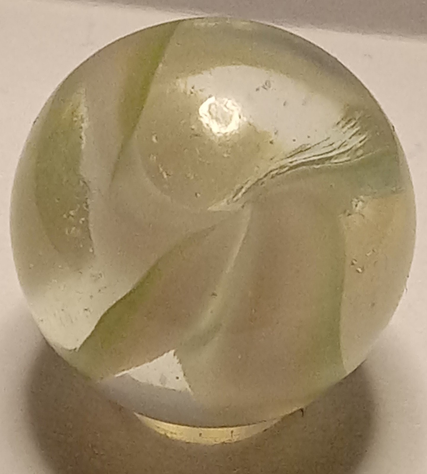 ⭐ Vitro Hybrid Cats Eye Marble Tri-Color .65 Pastel SNAPDRAGON Vintage NM+