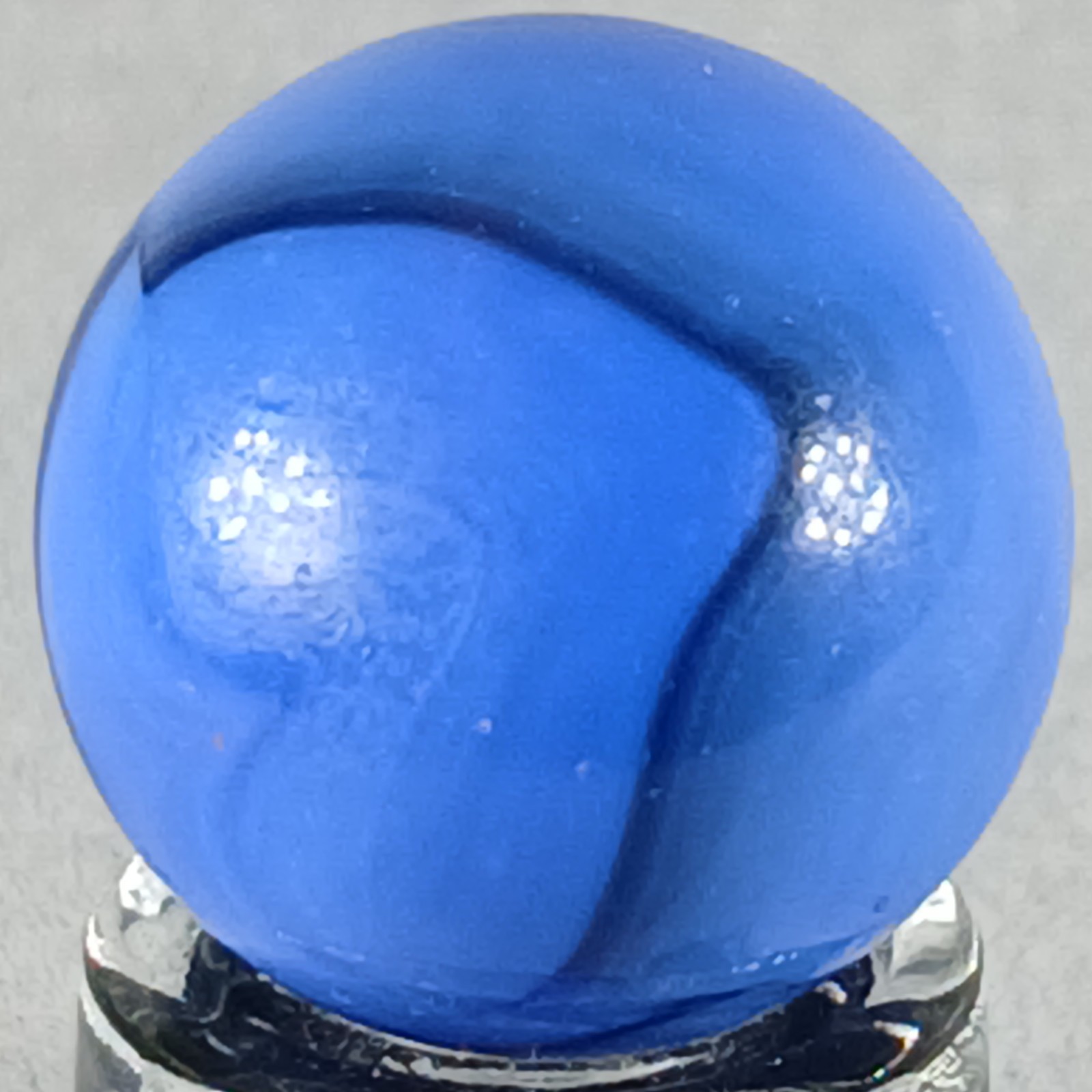 Small Vintage Vitro Conqueror Marble .55 Inches Near-Mint Condition