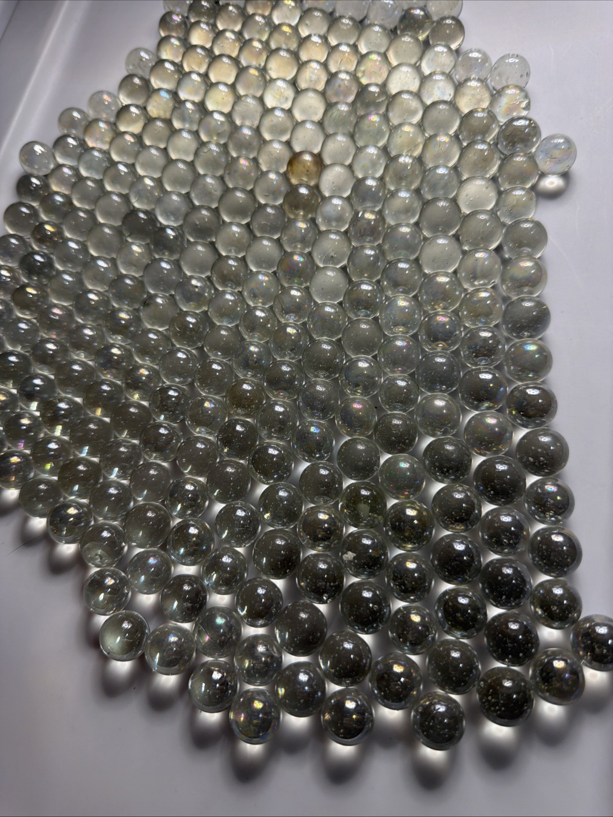 2 Lb Clear Marbles Bulk Lot Small Size In Great Condition See Pictures