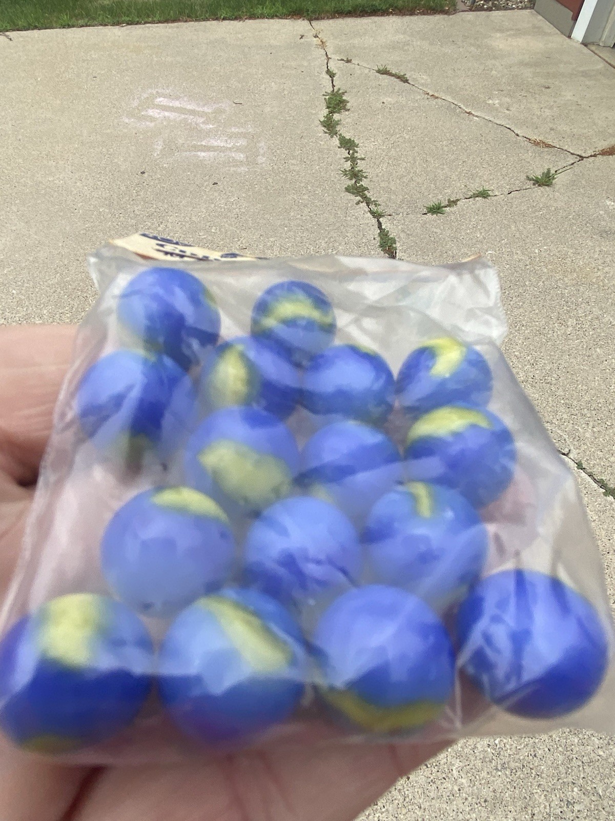 CUB SCOUTS Marbles ORIGINAL BAG 16 Marbles VINTAGE MARBLES American Made