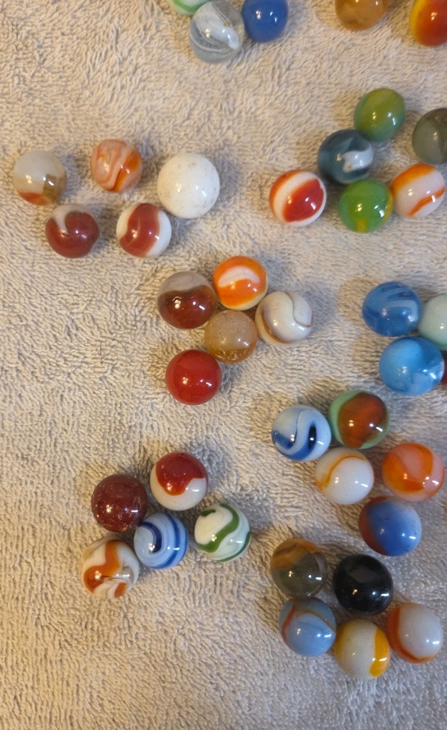 (75) Vintage marbles 1940s What You See Is What You Get