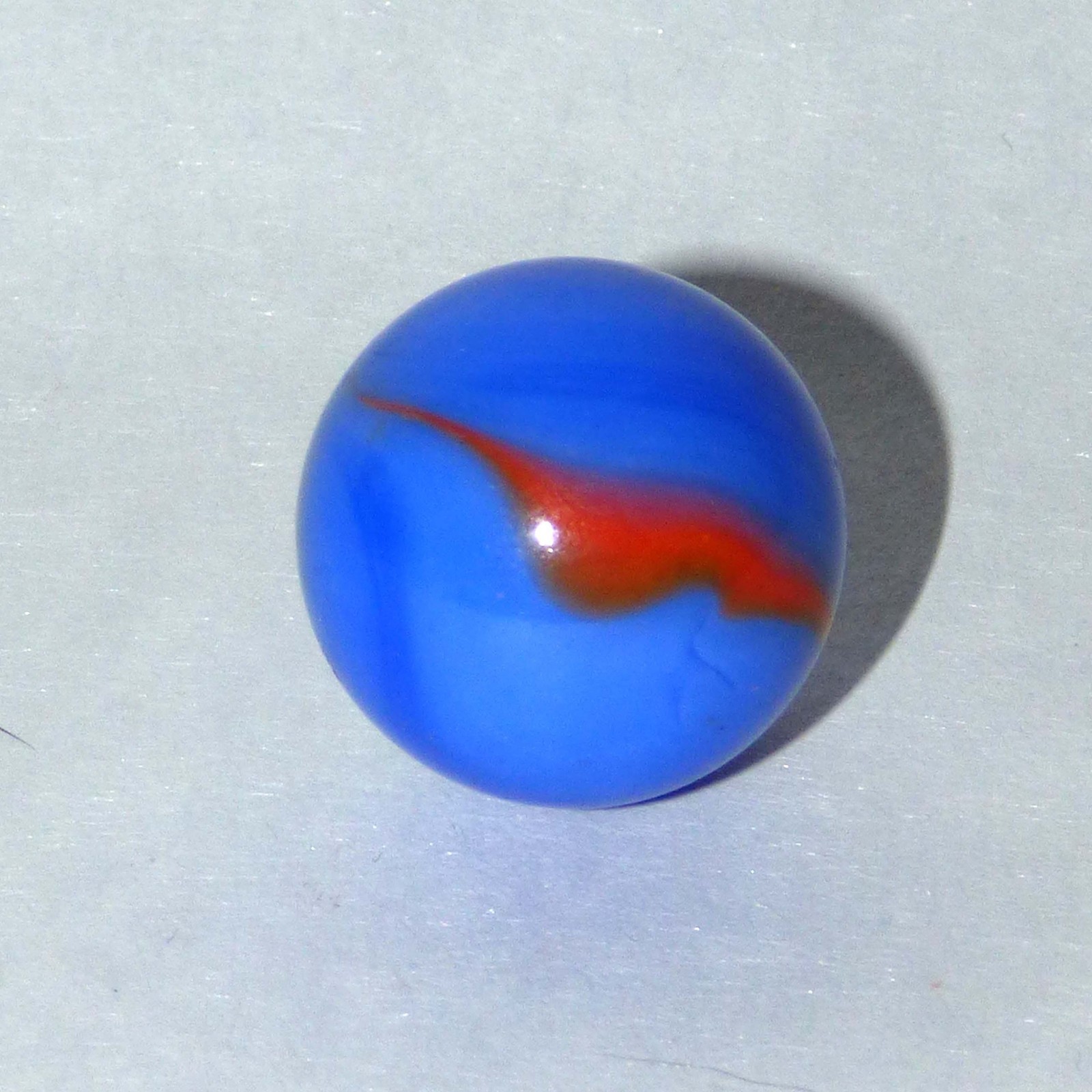 Vintage Marble Lot 36 Opaque Swirl Marbles Shooter 16mm Mixed Colors