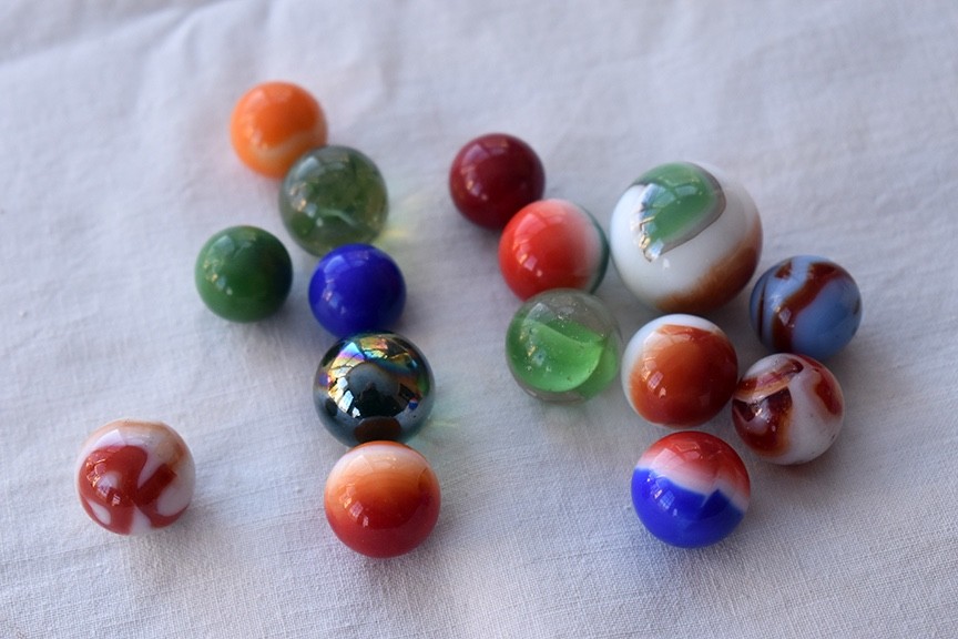 ~ D25-26-150 ~ old MARBLES-1 ~ LOT of 30