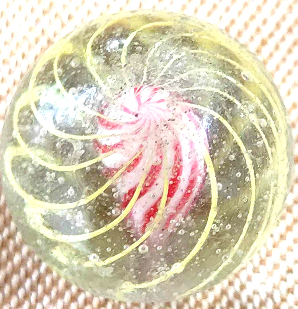 OLD SAME CANE 0.74″& 0.525″SOLID CORE PEPPERMINT WITH YELLOW CAGE &YELLOW BASE