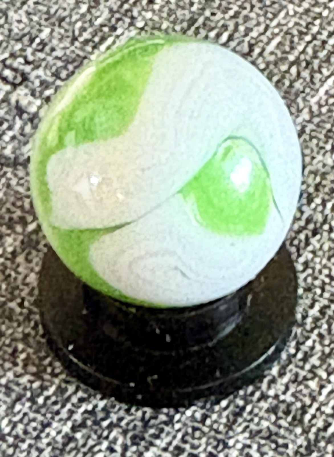 VTG Alley Agate WV Swirl Marble w Horse Hair Vein .60 NM