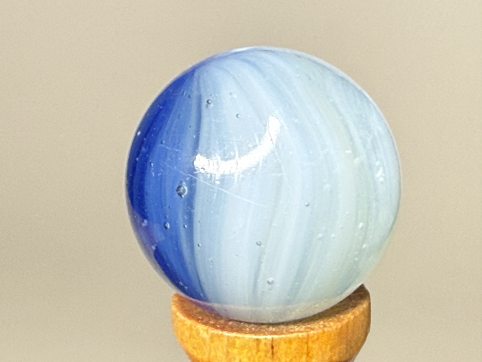 Lot Of 3 Master Brushed Patch Marbles .62” To .64” NM(+)