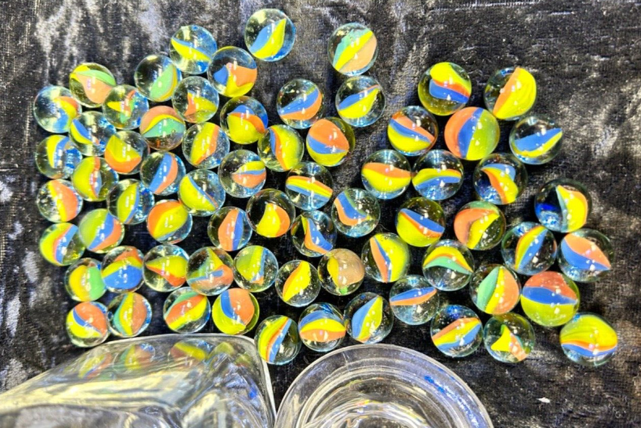 Vintage Glass Marbles Big Lot, Small-Medium You Get All Three Jars