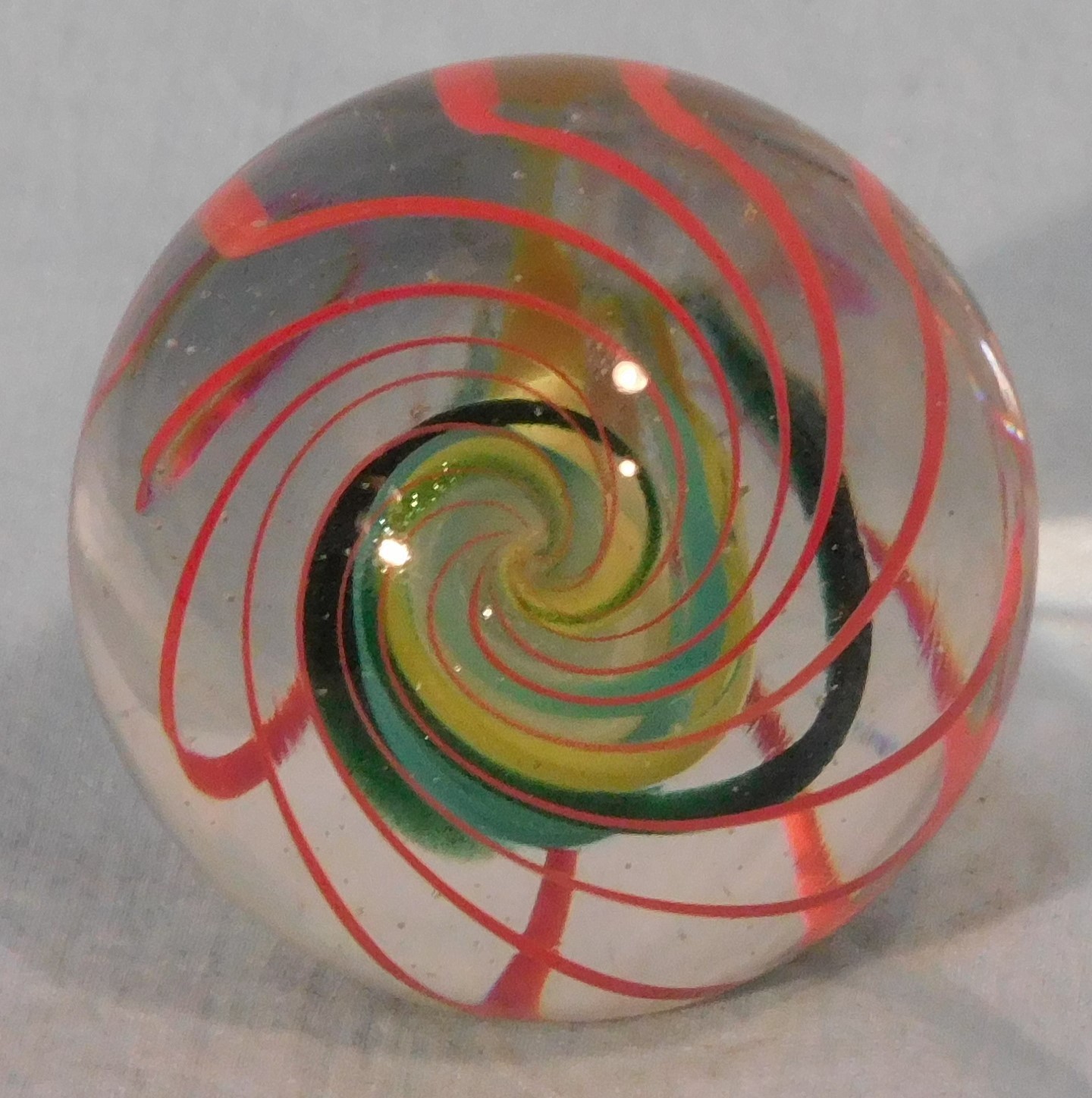 Andy Davis Contemporary Handmade Marble, 1 3/4″ Diameter, #117V