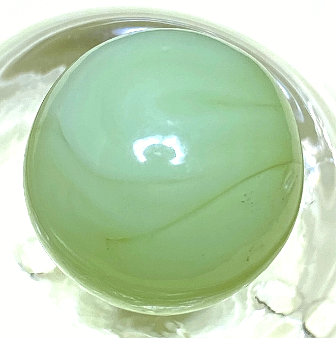 SUPER RARE CHISTENSEN OR AKRO MOON URANIUM GLOW UV MIB .57″ M633