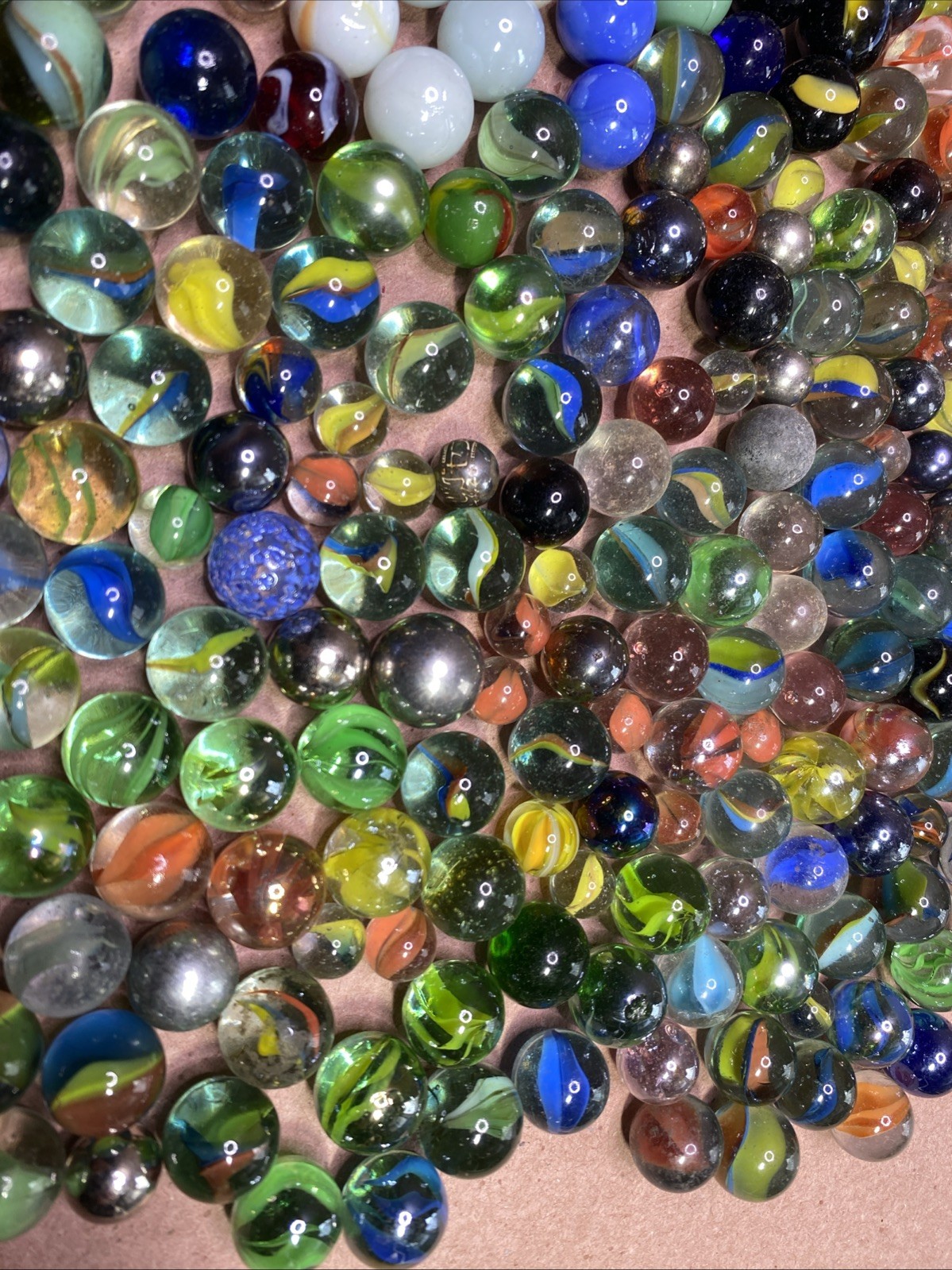 Vintage Marbles Assorted Lot (350 Pieces)