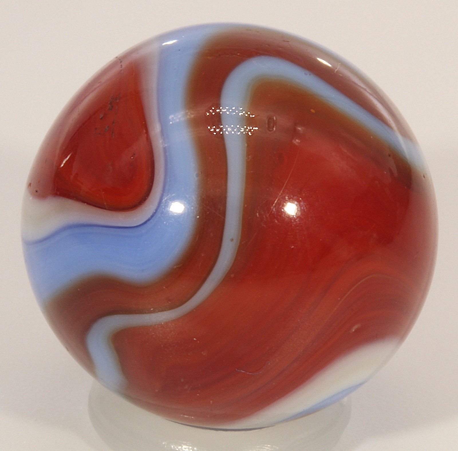 Akro Agate Patriot Corkscrew Special 3/4″- Mint
