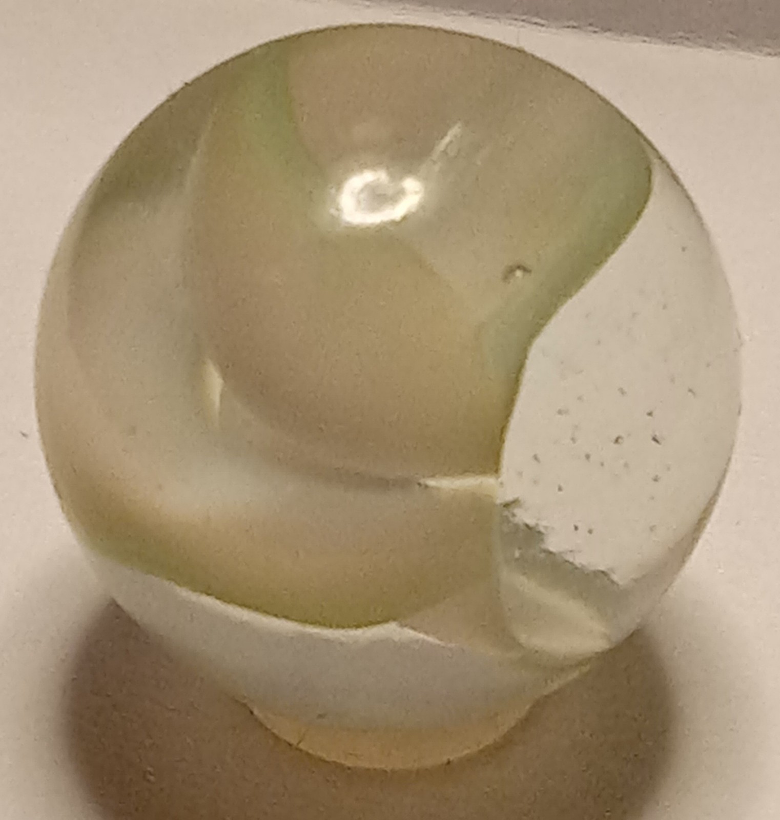⭐ Vitro Hybrid Cats Eye Marble Tri-Color .65 Pastel SNAPDRAGON Vintage NM+