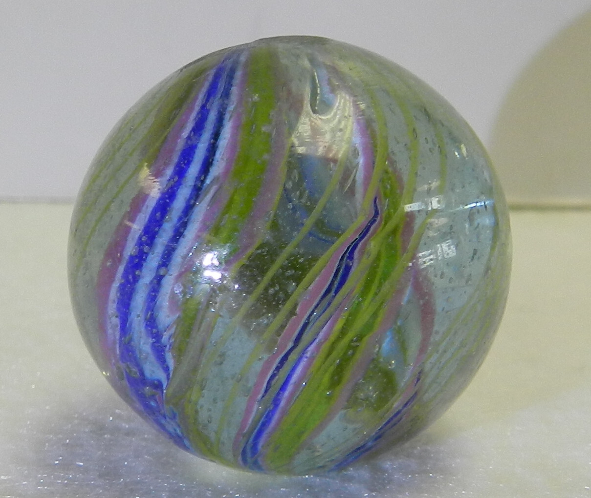 #16889m Bigger 1.08 Inches Divided Ribbon Swirl Marble