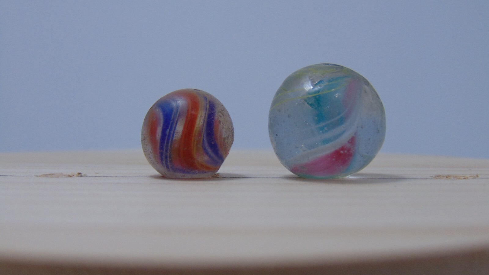 11/19, 1/2 Inch German Ribbon Core and Divided Core Marbles