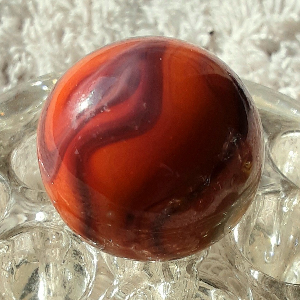 1″ Vacor or Jabo Multi Color Swirl Marble In Wet Mint Condition👌.