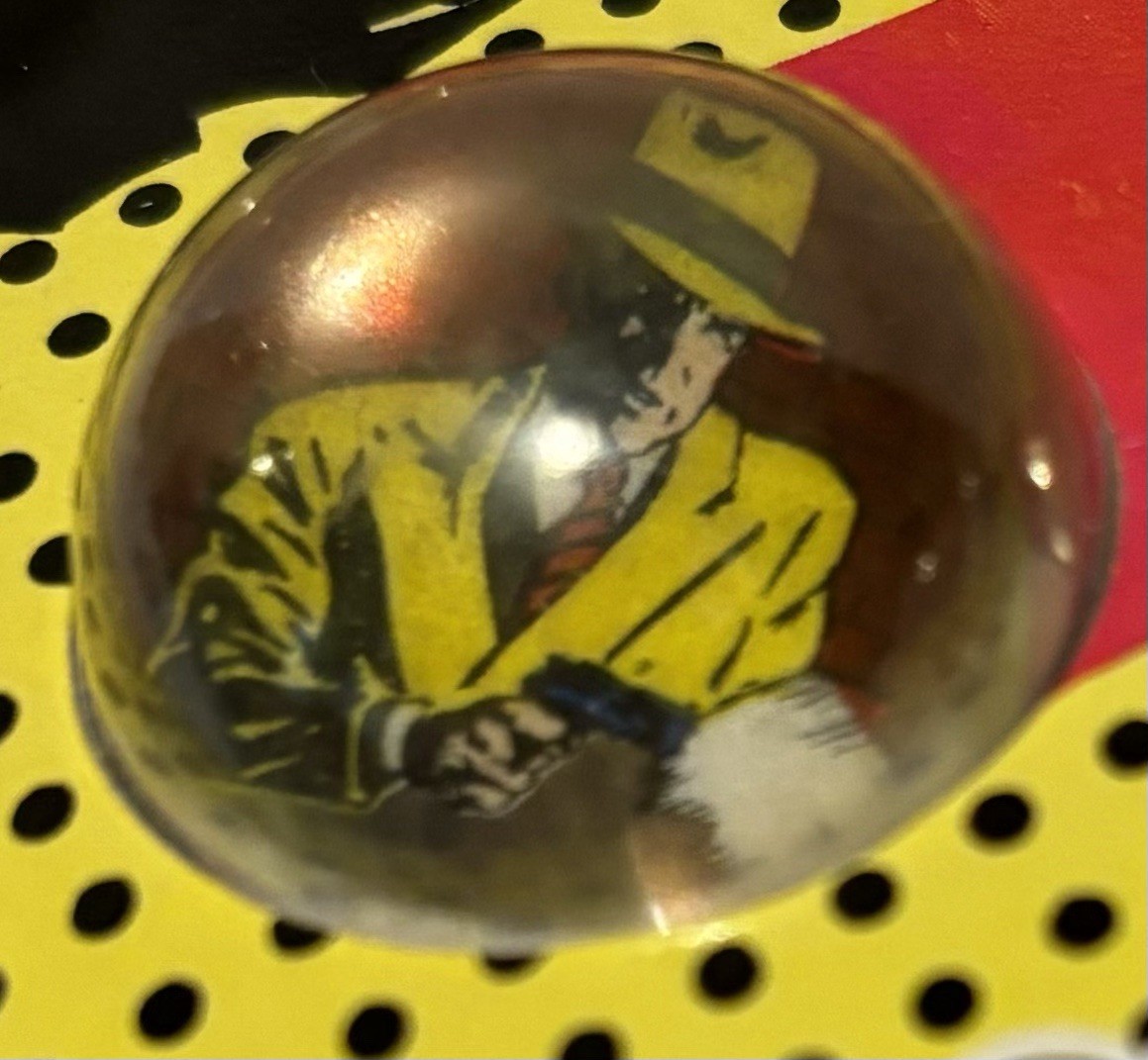 1990 DICK TRACY COLLECTION RAD ROLLORS ACTION MARBLES w/CHARACTER FACES DISNEY
