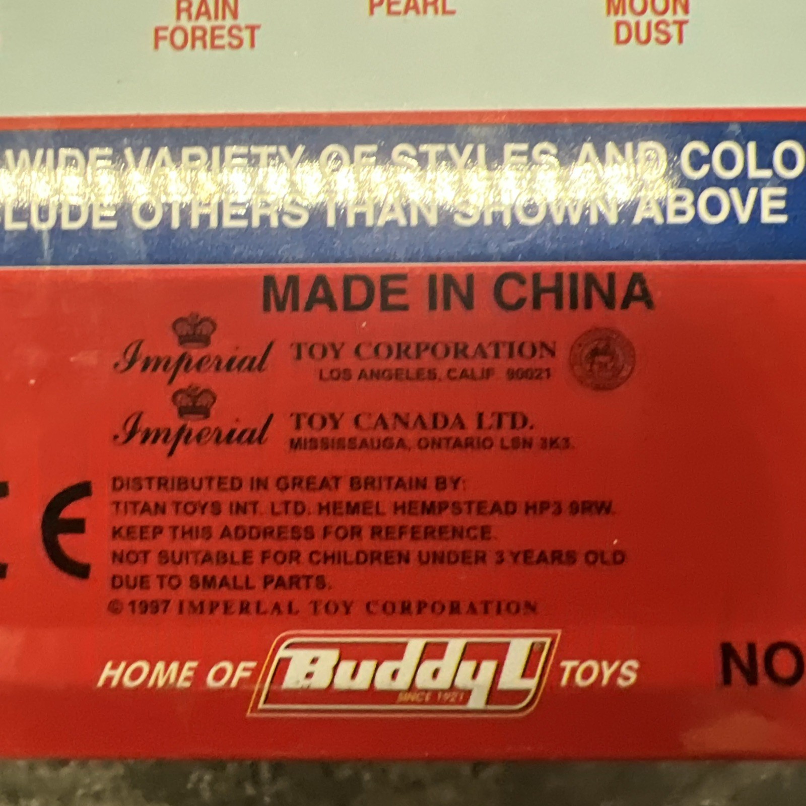 IMPERIAL MARVELOUS 180 MARBLES DELUXE SET NO. 21771 IN TIN NOS Vintage