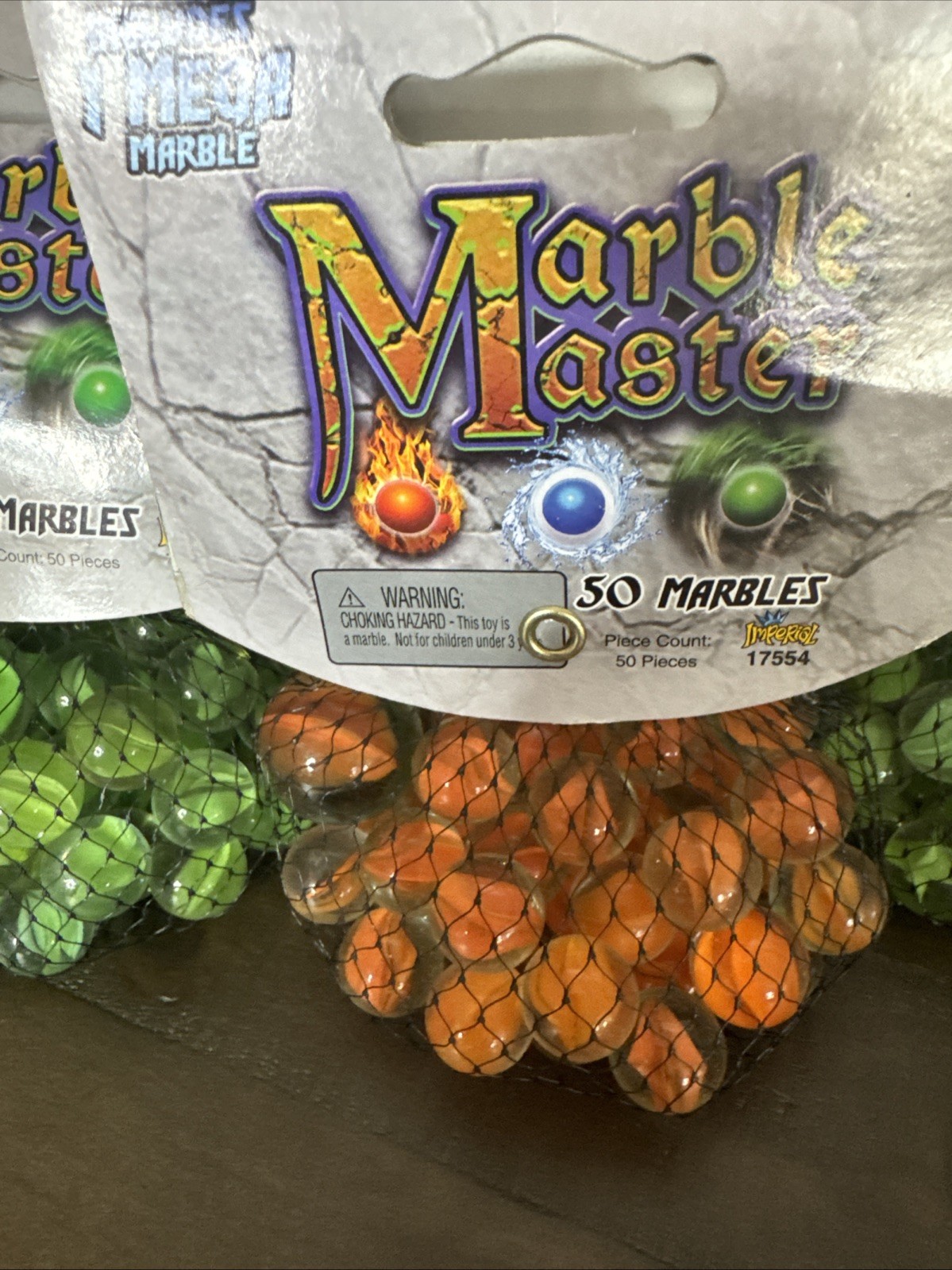 Imperial Toy Glass Marble Master Pack 4 Super Shooter NEW IN PACKAGE