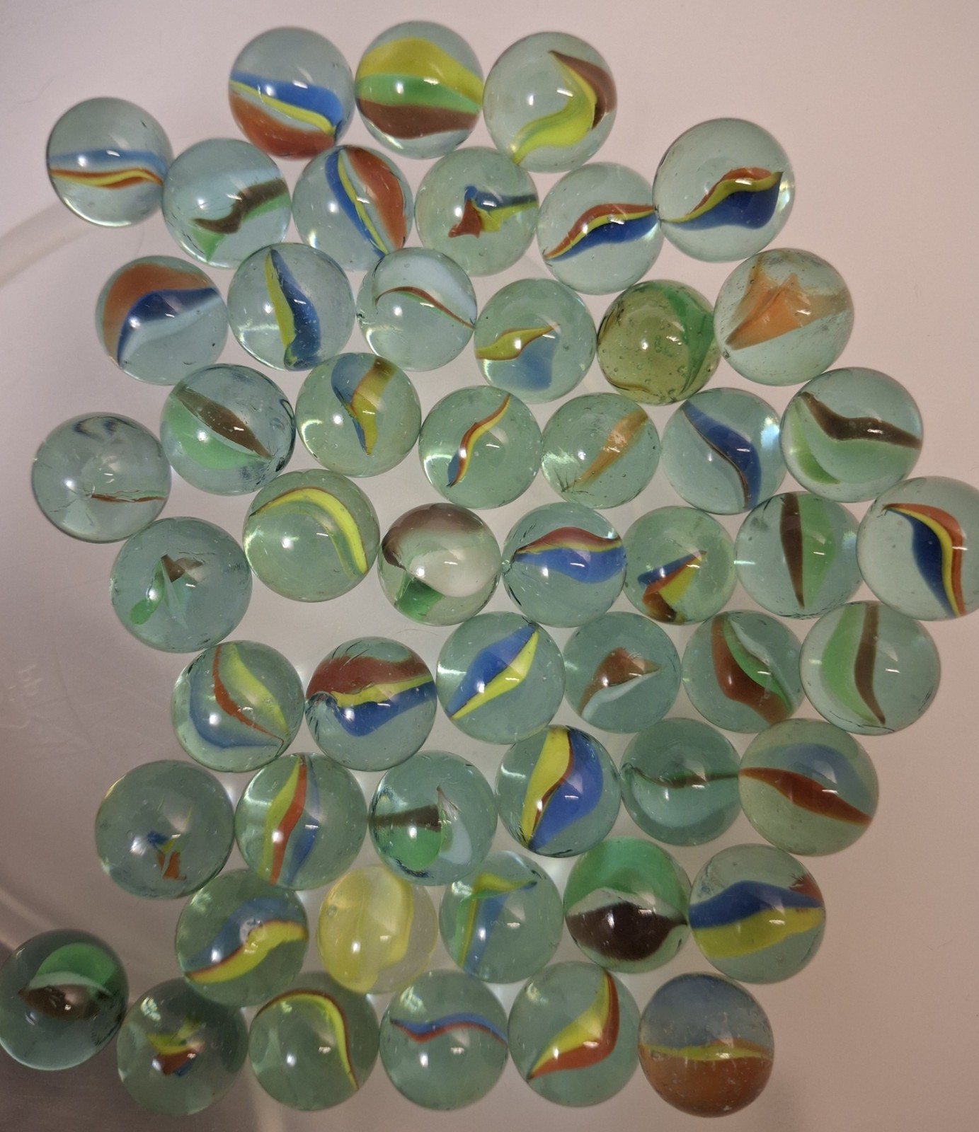Marbles Lot Variety Of Colors 3 lbs,about 350 Different Sizes and conditions