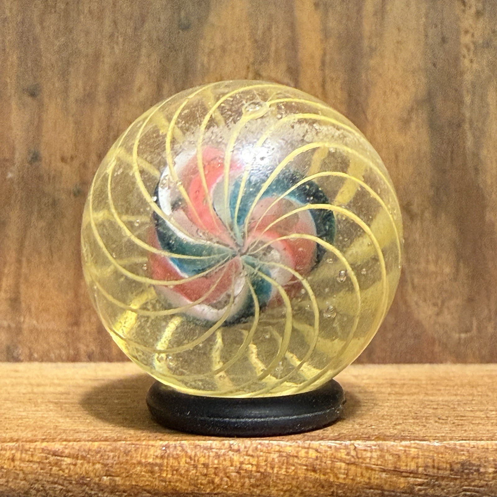 Antique Handmade Caged Divided Core Shooter Marble 3/4” Near Mint(+) | 329