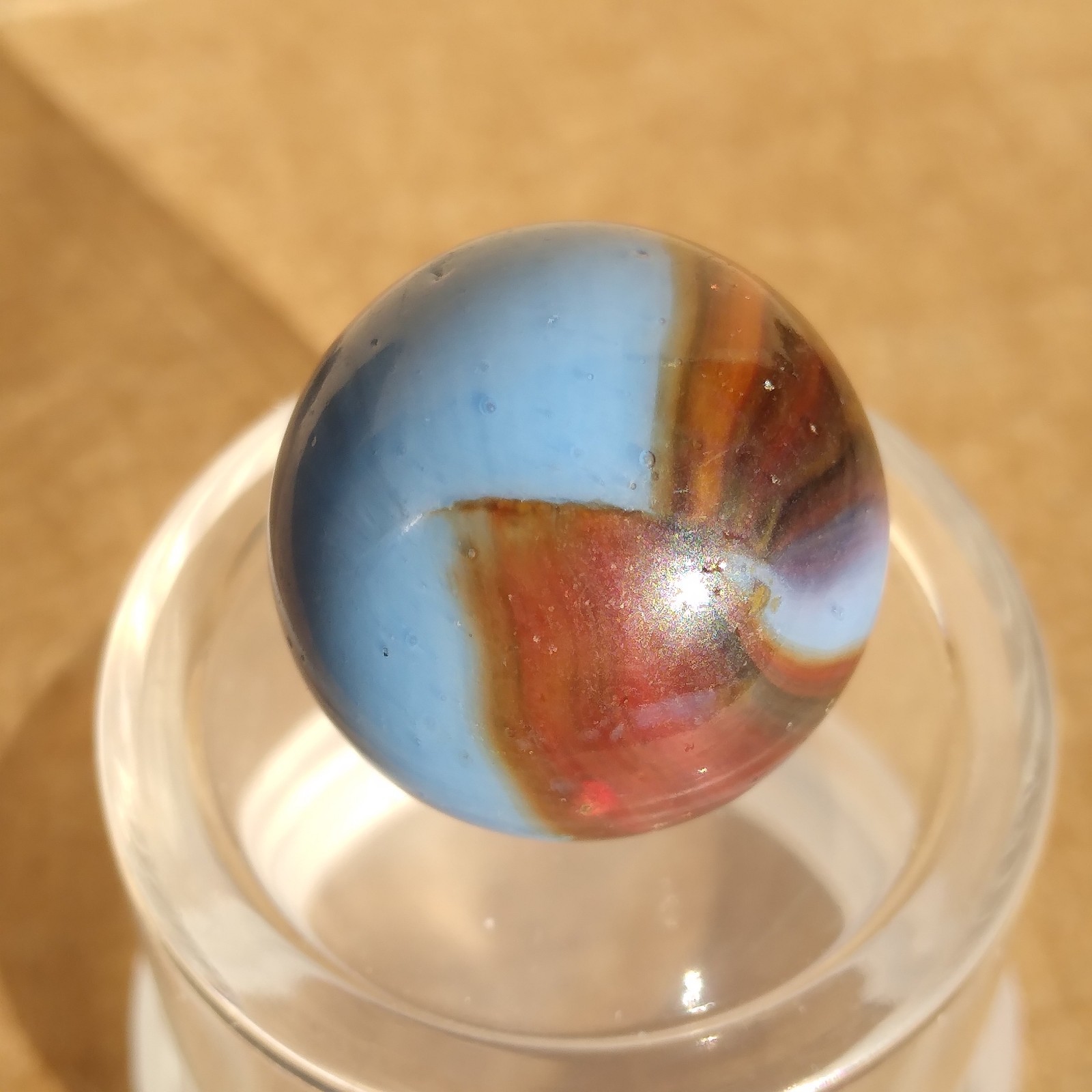0.61″ Vintage Marble- Peltier Kokomo Vitro Akro Christensen