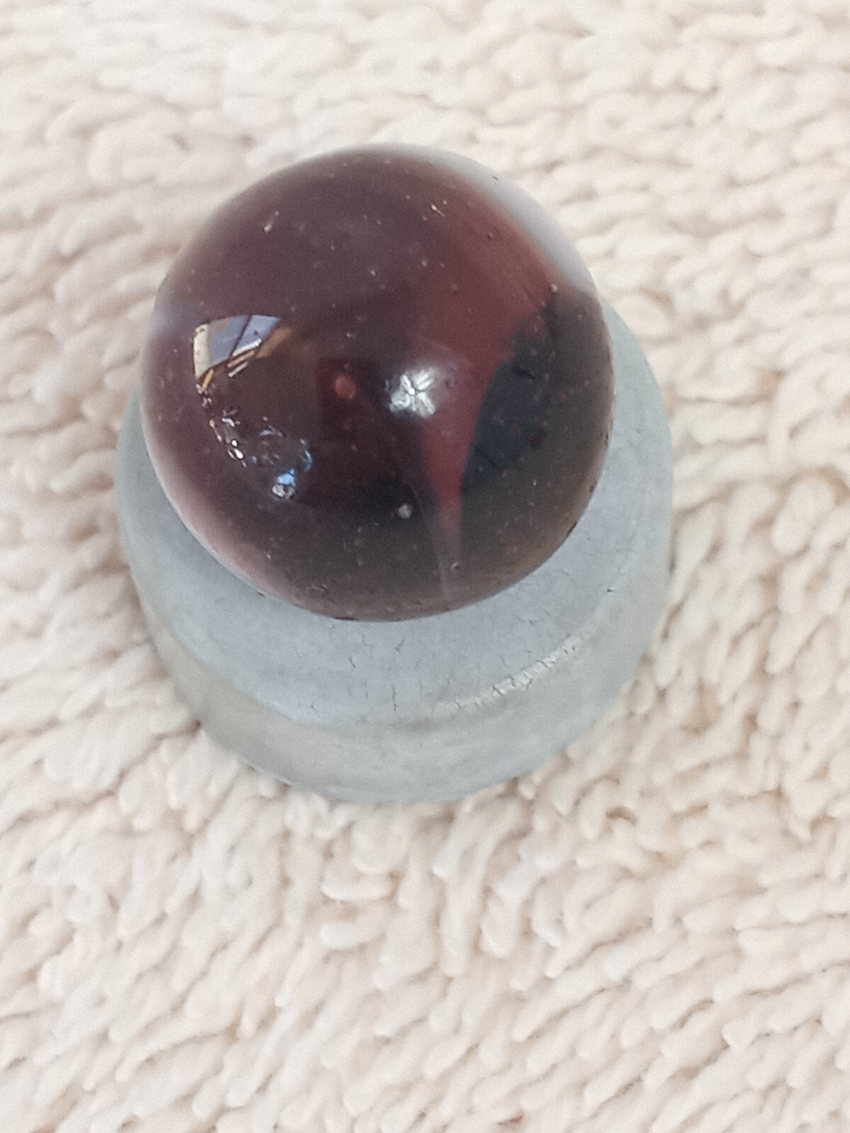 ANTIQUE Colorful Swirl MARBLE 13mm