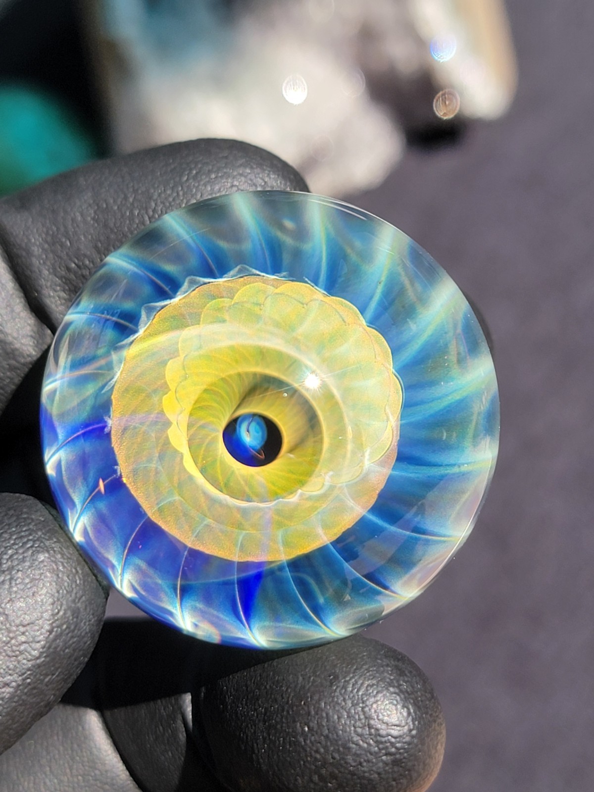 1.50″ Handmade Marble by ~Ethan lesch~ Borosilicate, boro, artglass, art, glass