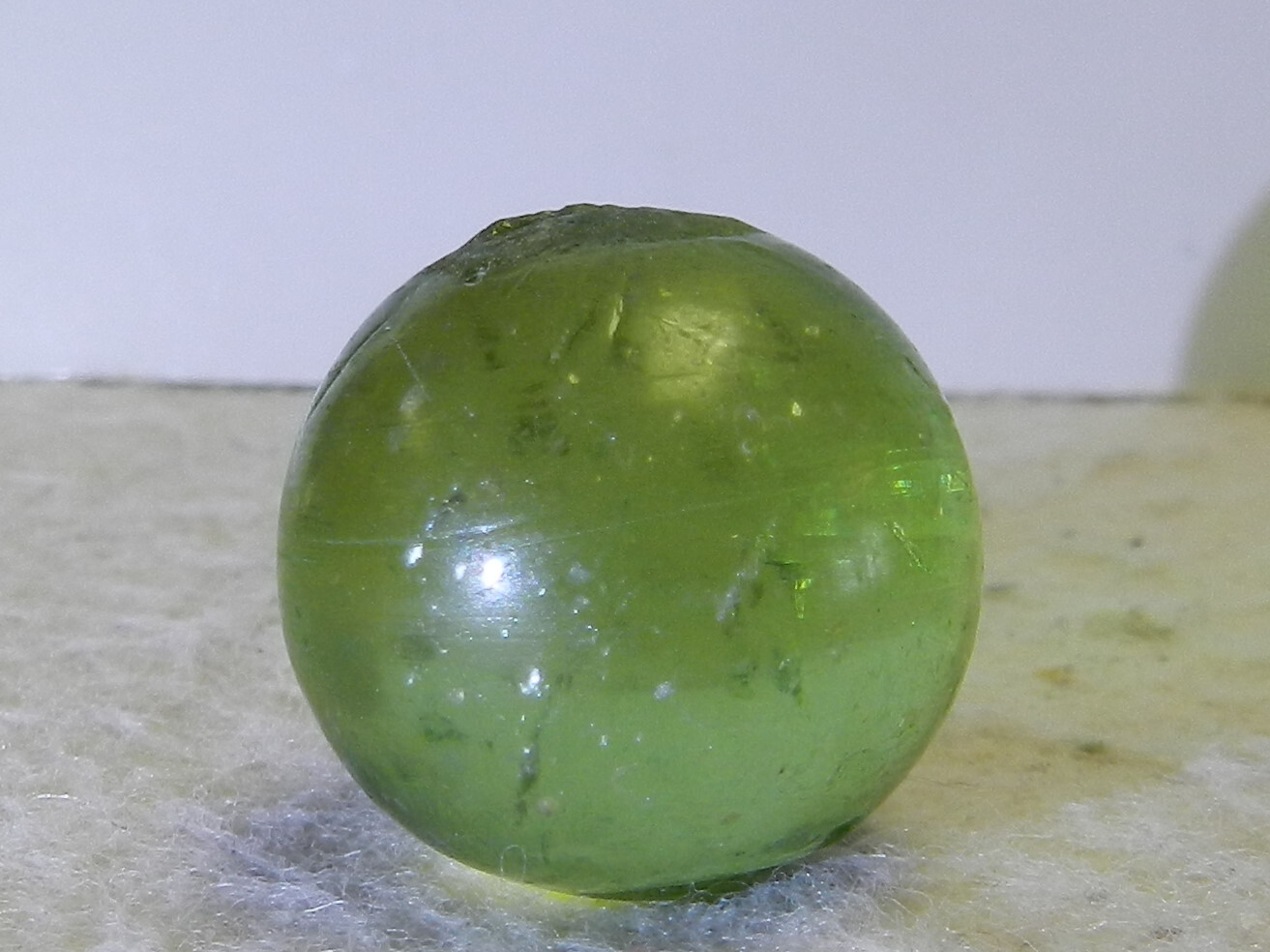 #15143m Large .87 Inches German Handmade Mica Shooter Marble