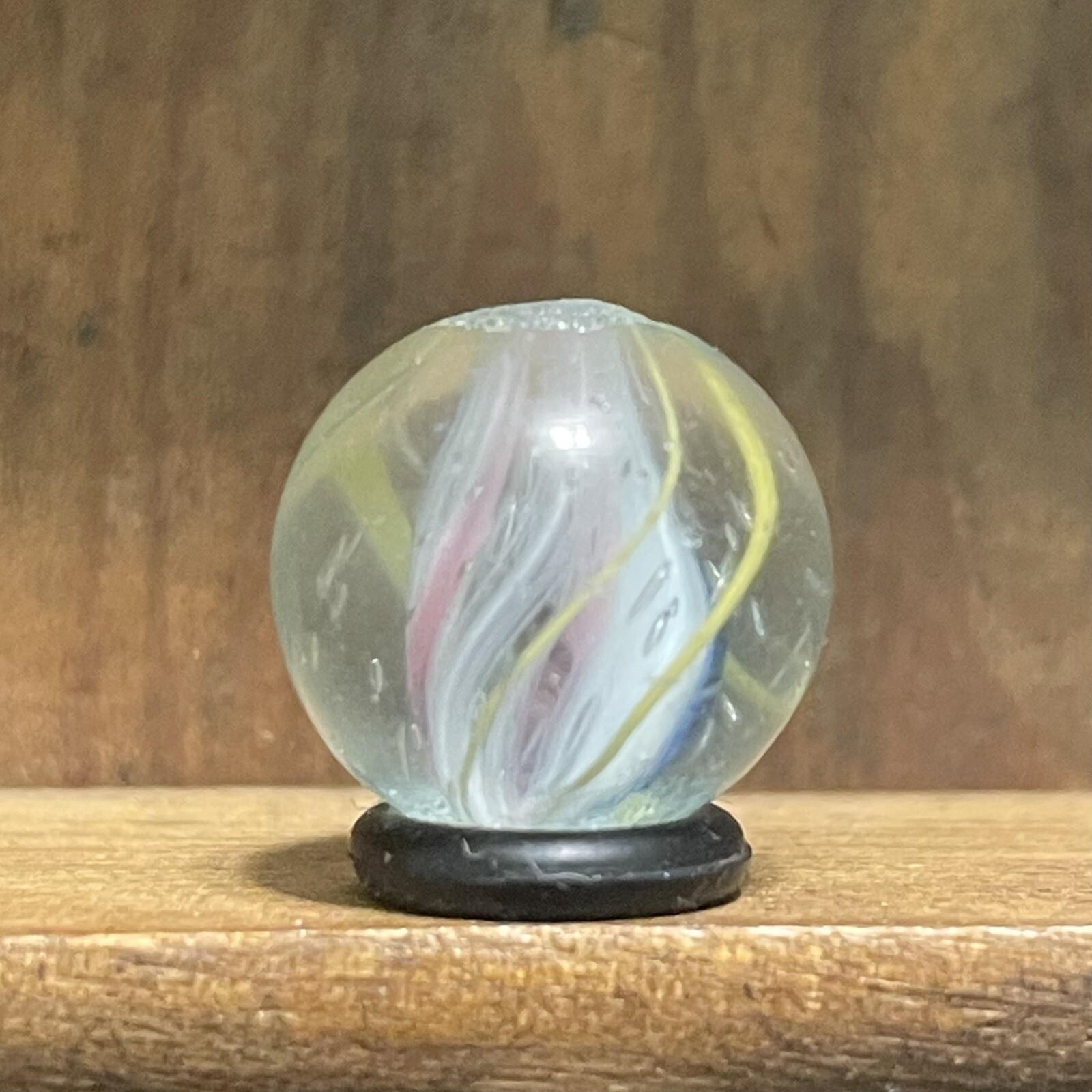 Antique Handmade Solid Core Swirl Marble 17/32” Mint(-) | (26)