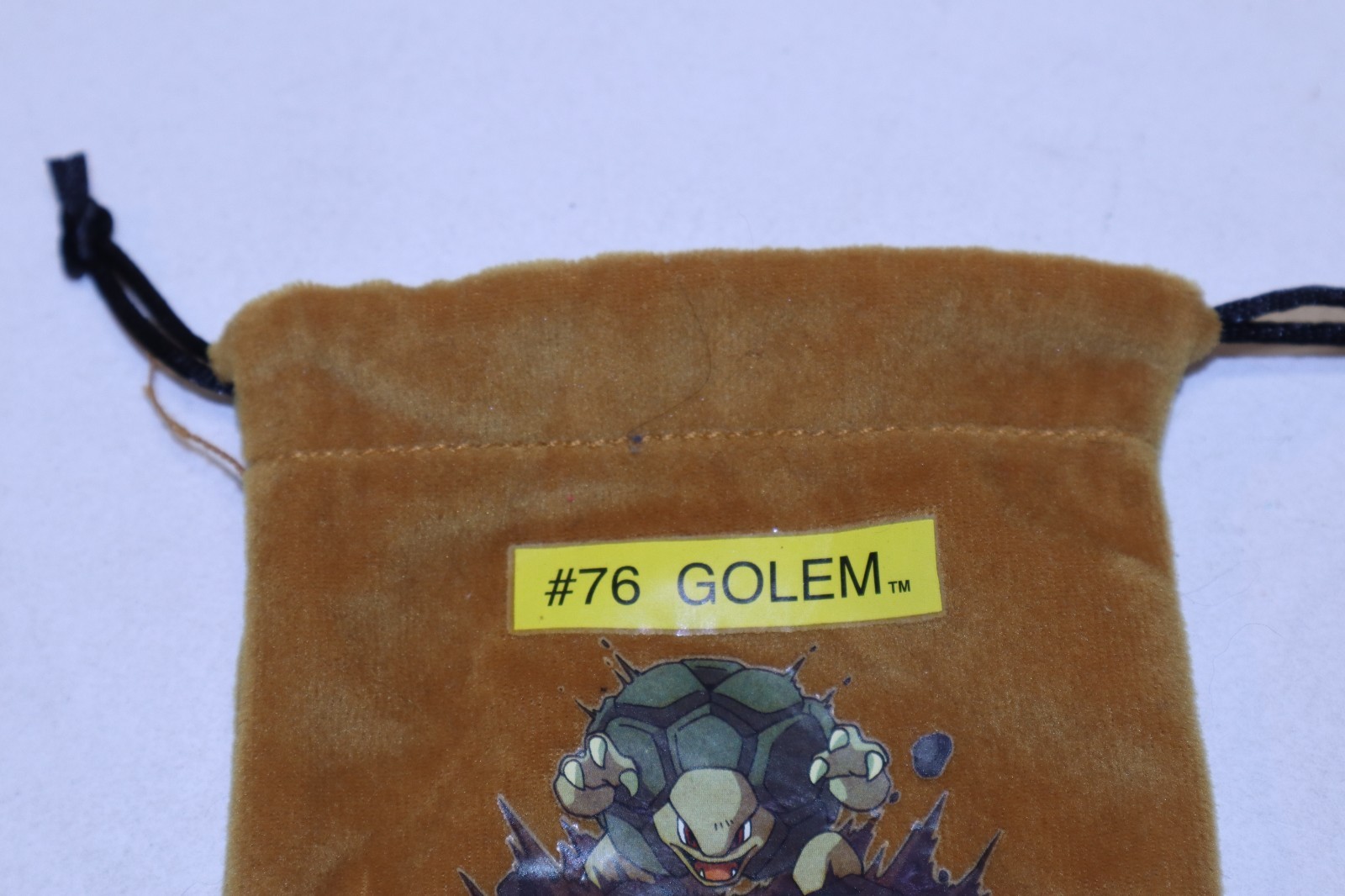 1 Pokémon Collectible Marble #64 Kadabra & Pouch #76 Golem