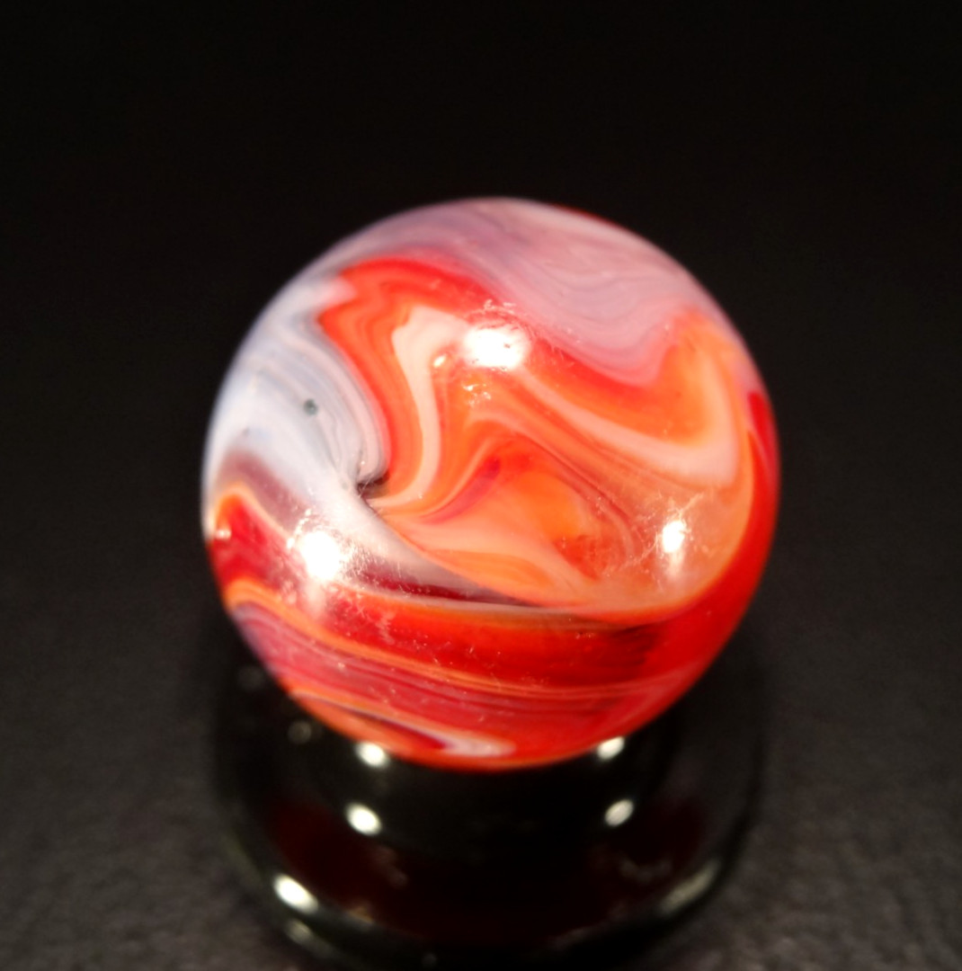 CHRISTENSEN AGATE RED – ORANGE 💥 w/WEDDING VIEL PATTERN COOL 😎