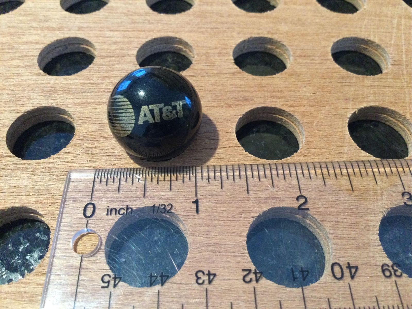 Vintage | “AT&T” Marble | Black & Gold | 1991