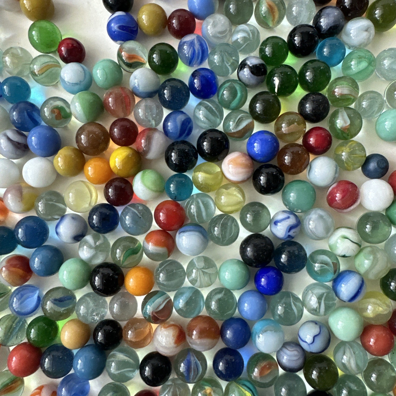 Vintage Marbles Lot Of 350 4lb 5oz