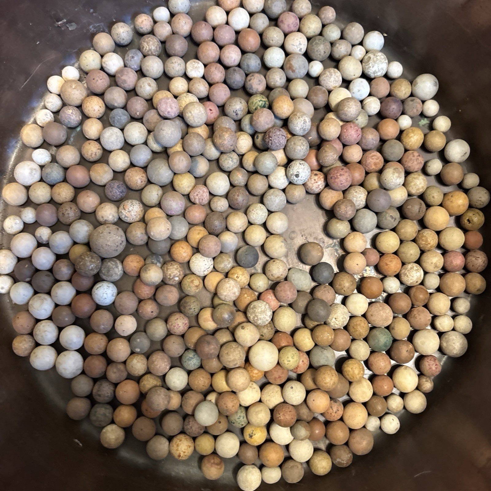 Vintage Clay Marbles Group of 350 Plus-estate Collection