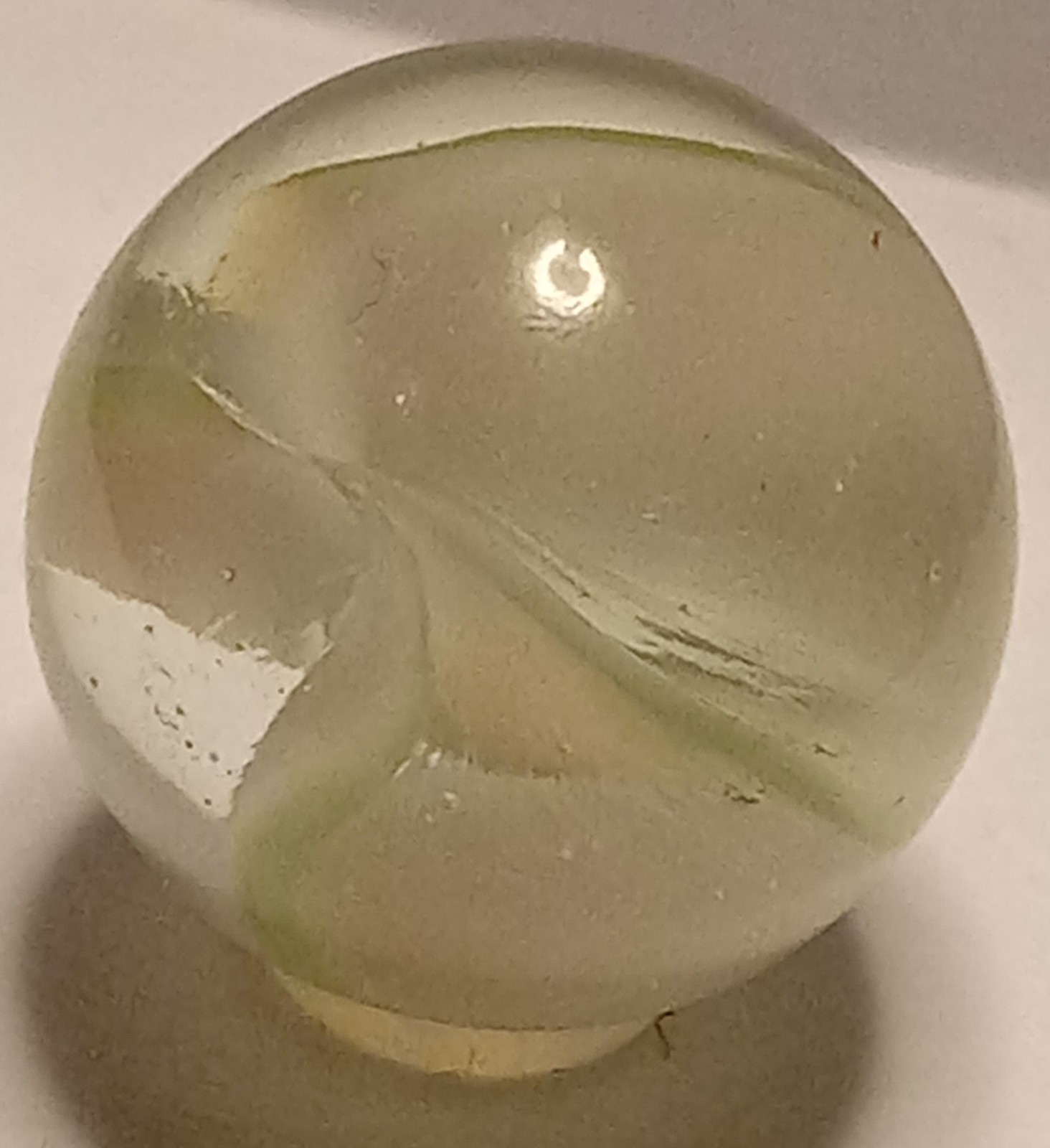 ⭐ Vitro Hybrid Cats Eye Marble Tri-Color .65 Pastel SNAPDRAGON Vintage NM+