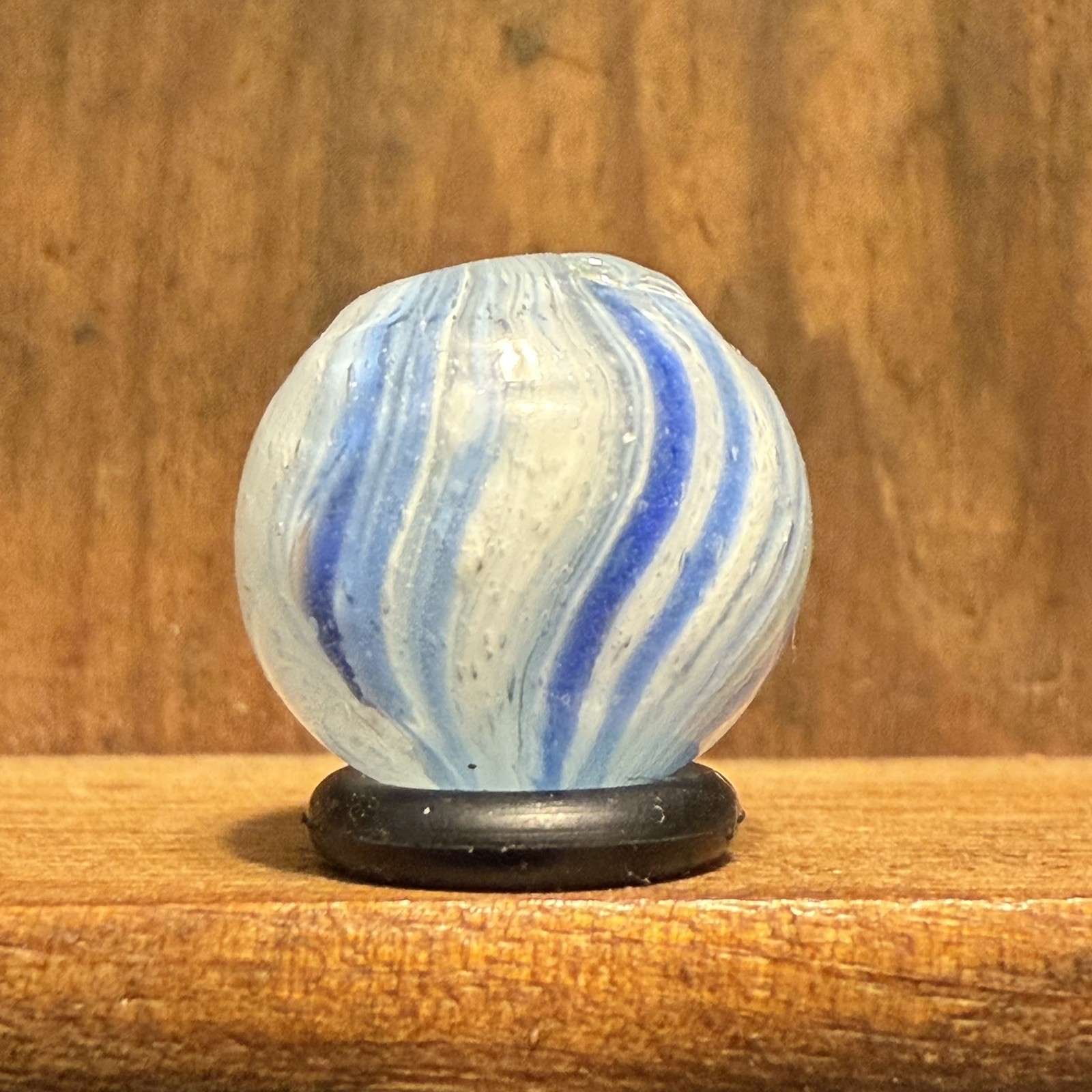 Antique German Handmade Onionskin Marble 17/32” Mint(-) | (180)