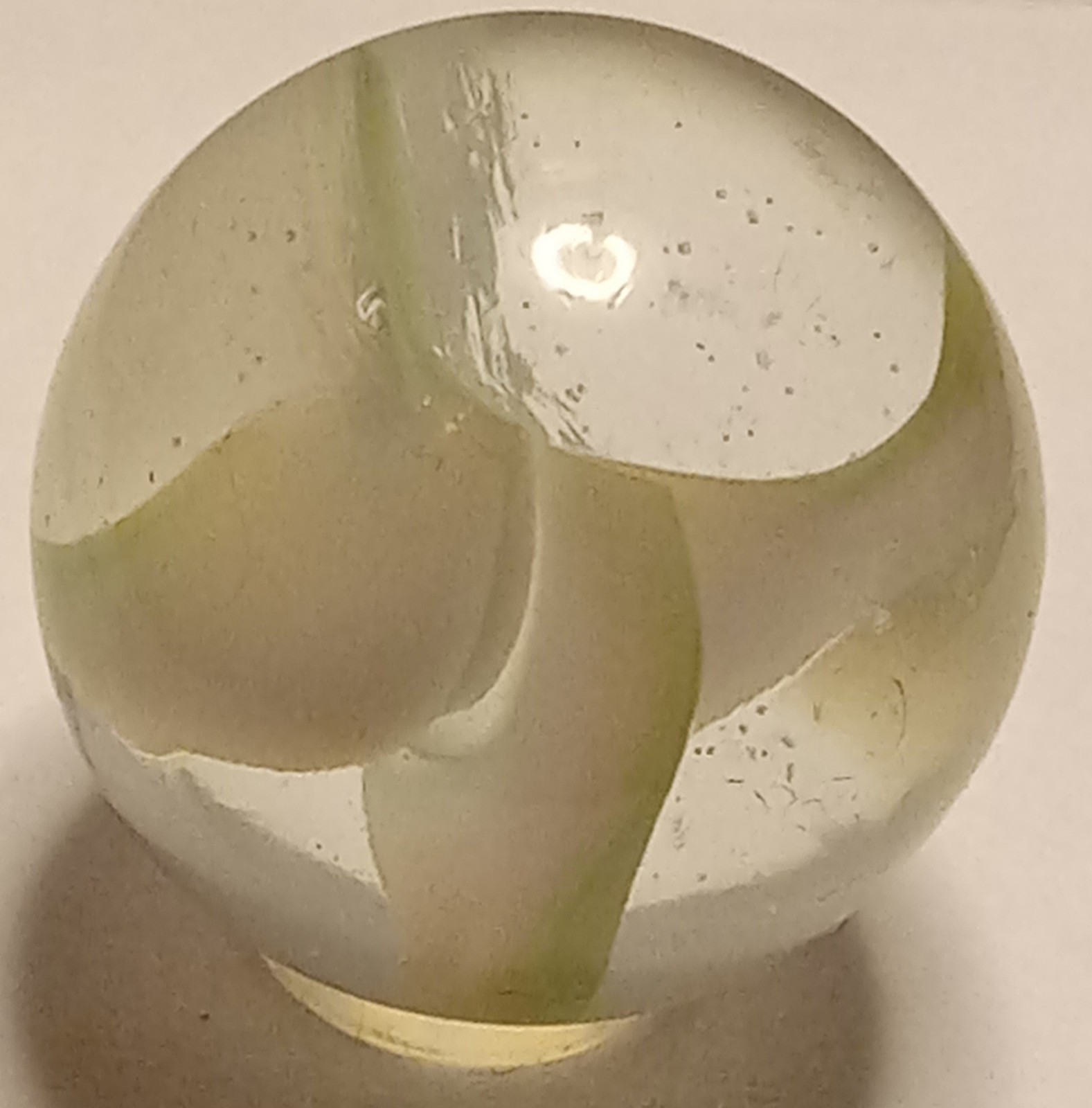 ⭐ Vitro Hybrid Cats Eye Marble Tri-Color .65 Pastel SNAPDRAGON Vintage NM+