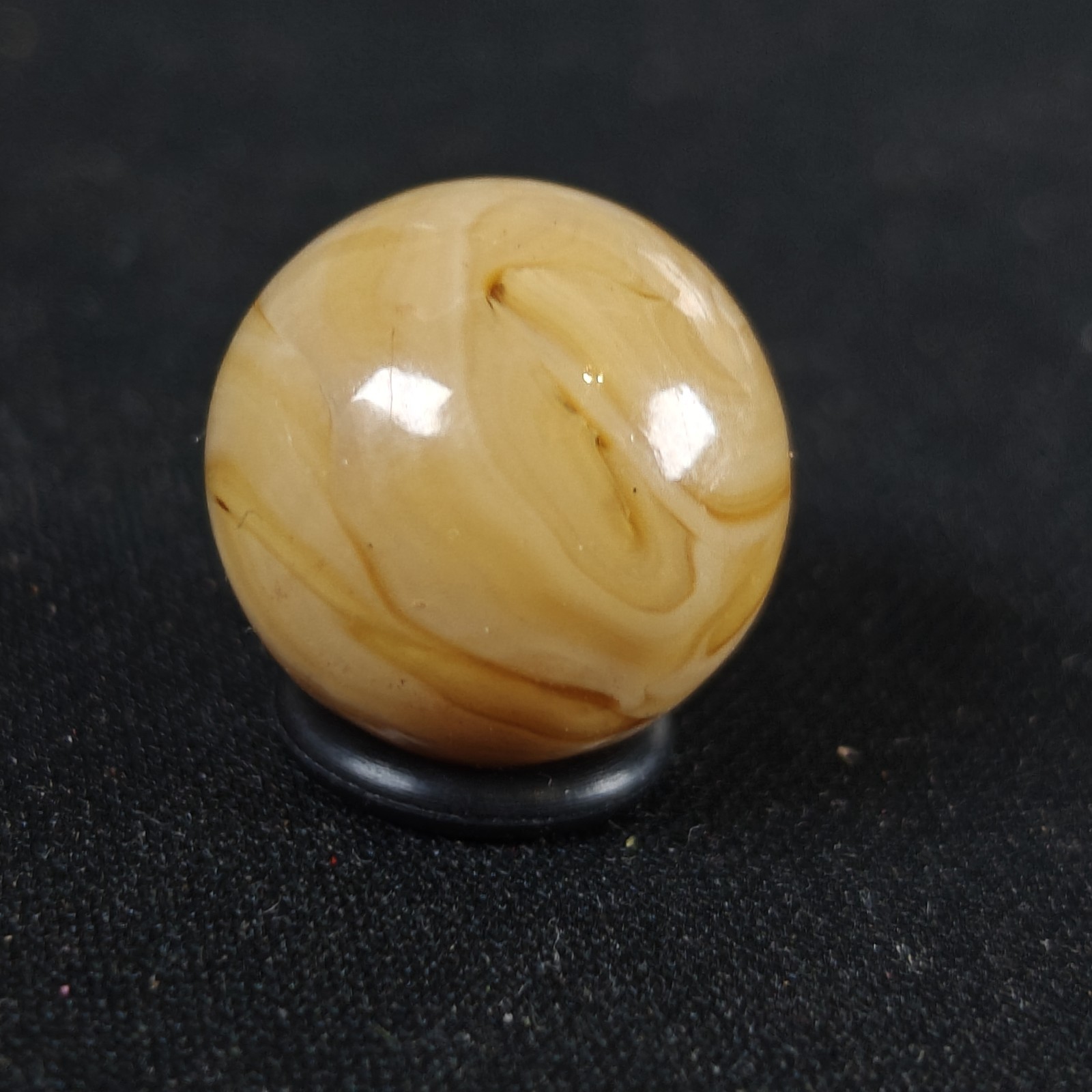 Vintage Marble – Brown Swirl Alley / Champion Furnace .66″