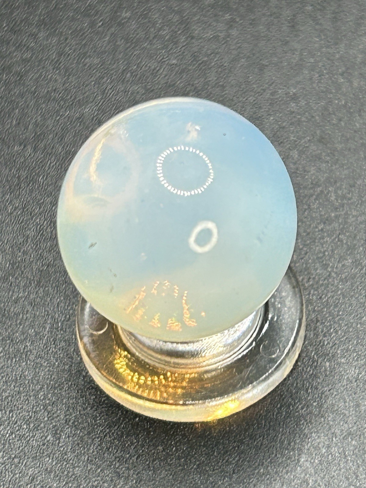 Vintage Christensen Moonie Marble CAC Marble 0.748”